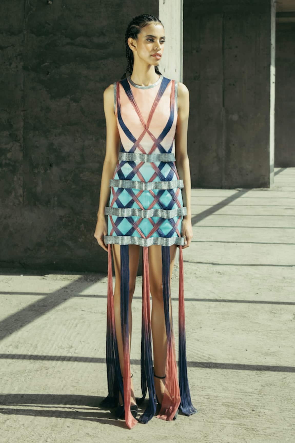 Akhl Angular Applique Dress