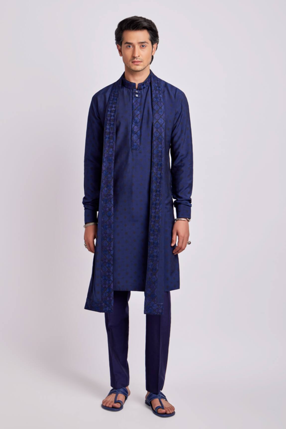 Bubber Couture Tzar Motif Print Kurta With Pant