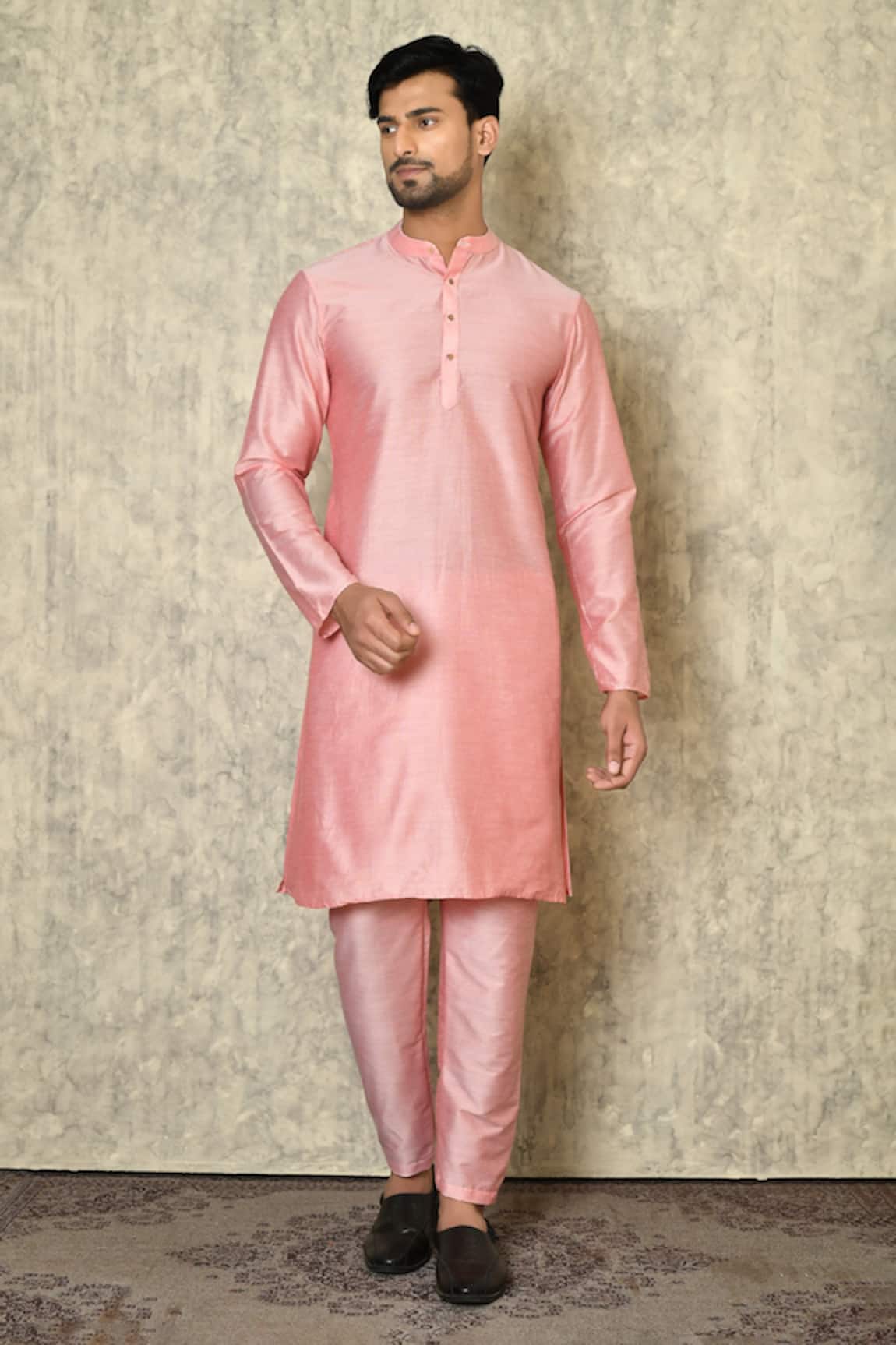 Samyukta Singhania Cotton Silk Kurta & Pant Set