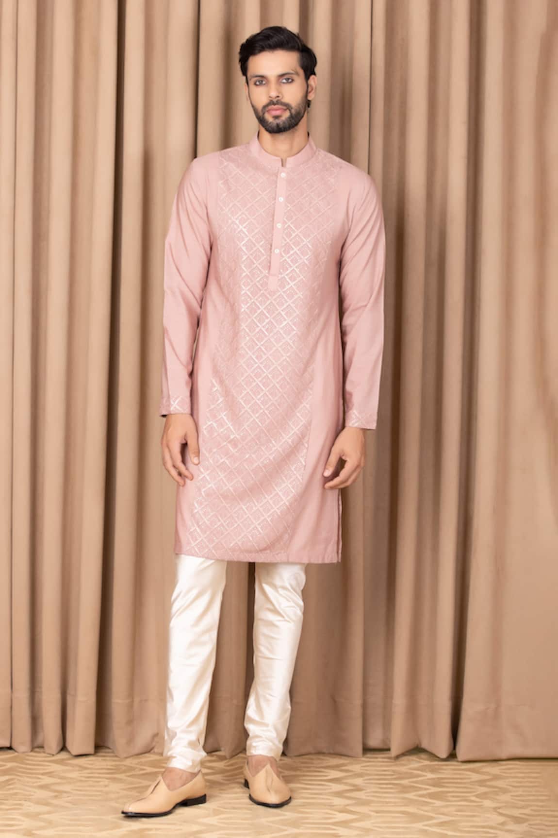 Ankit V Kapoor Ranjha Embroidered Straight Kurta Set