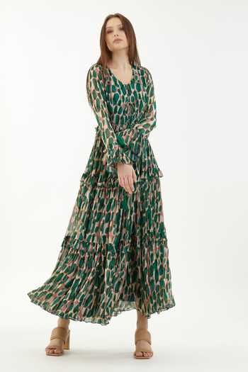 Koai Front Slit Dress 