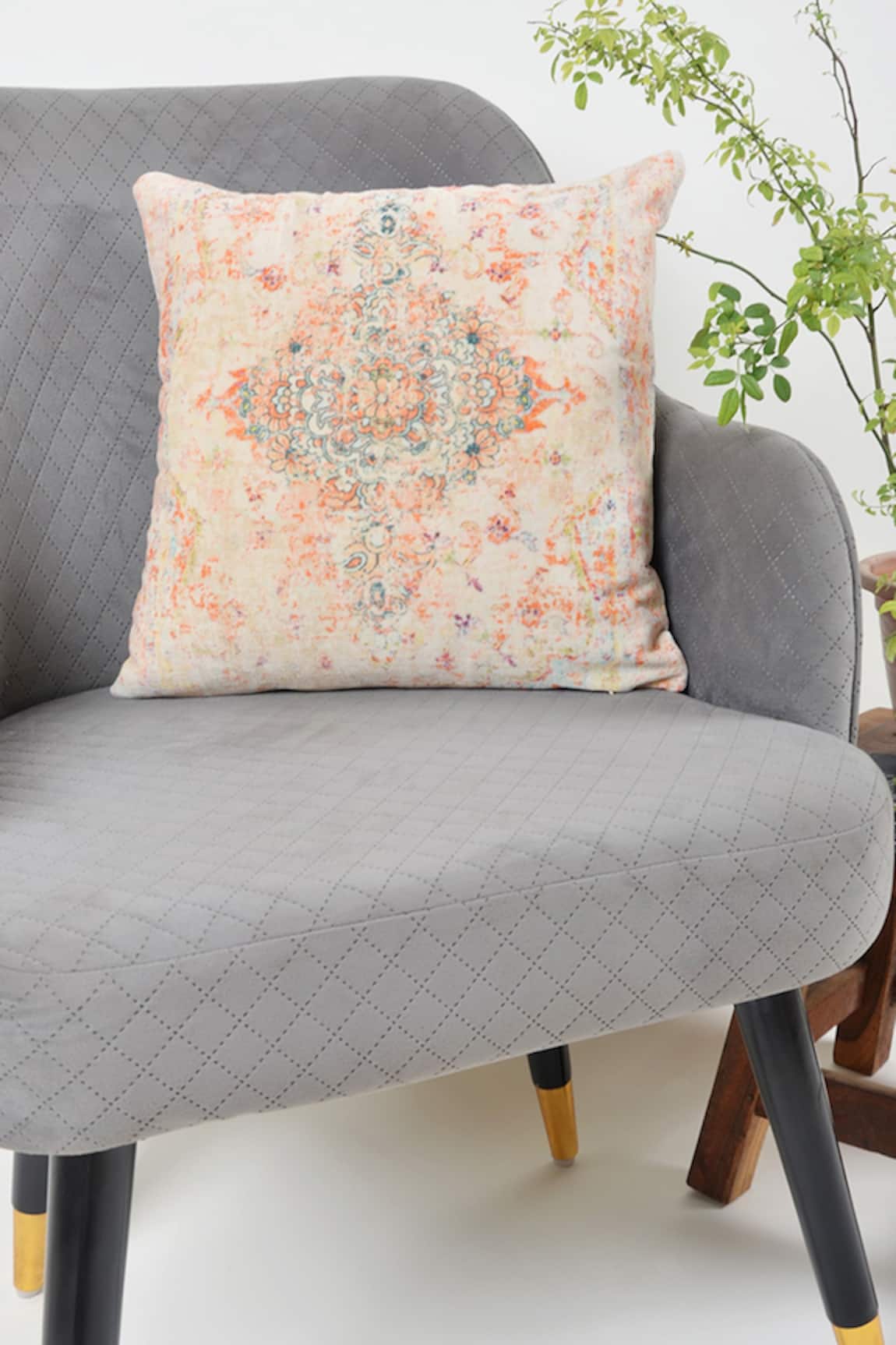 ORNA Cotton Rectangle Shaped Cushion Cover - Set Of 2