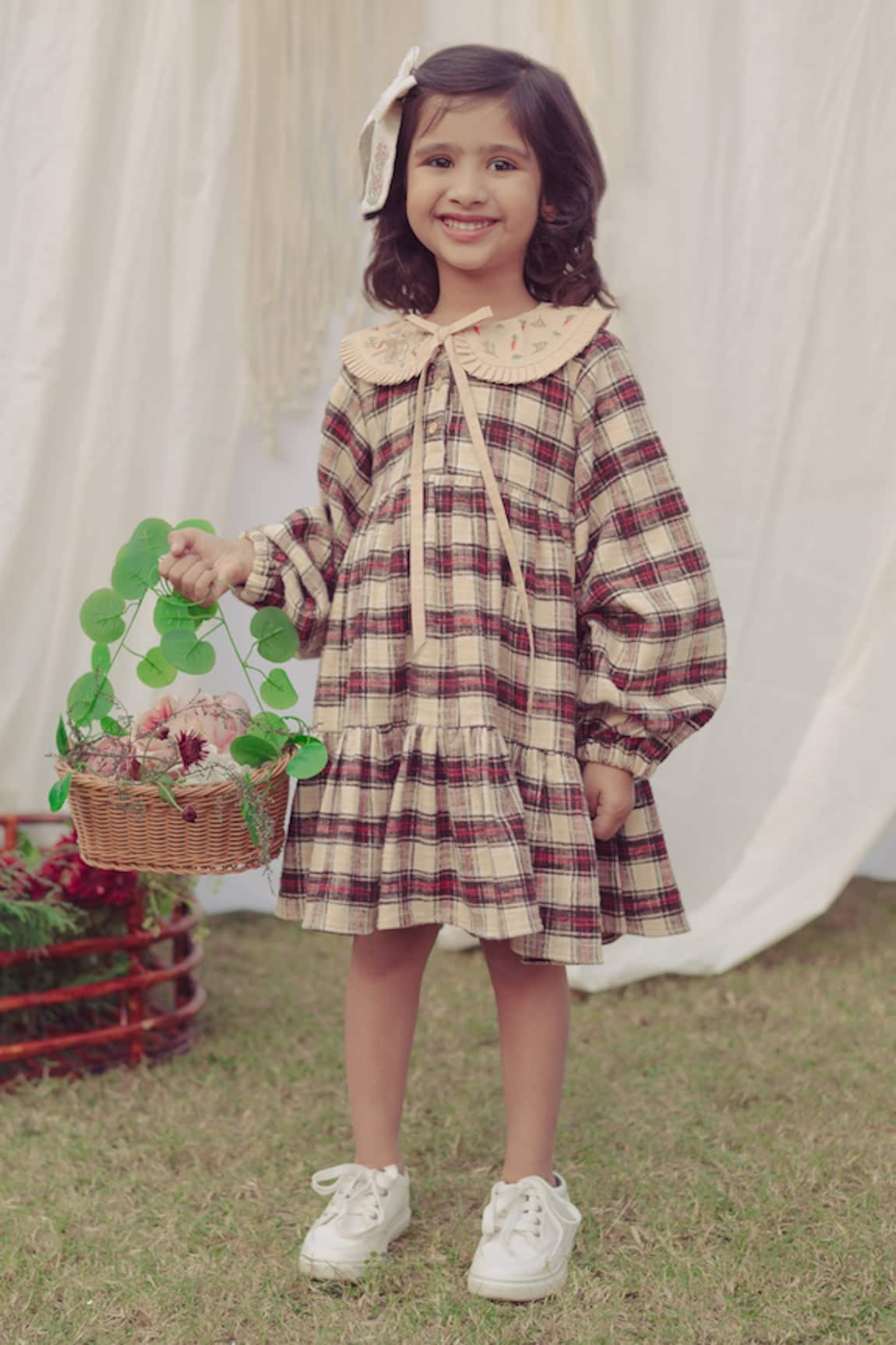 Bagichi Lea Flannel Dress