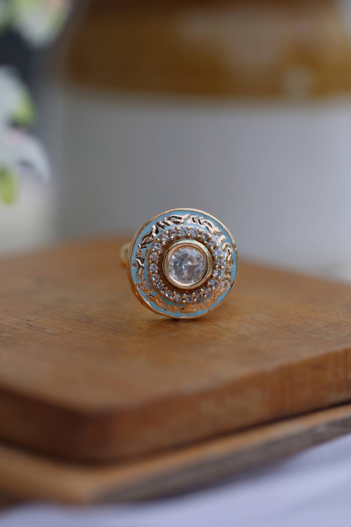 Do Taara Meenakari Ring 