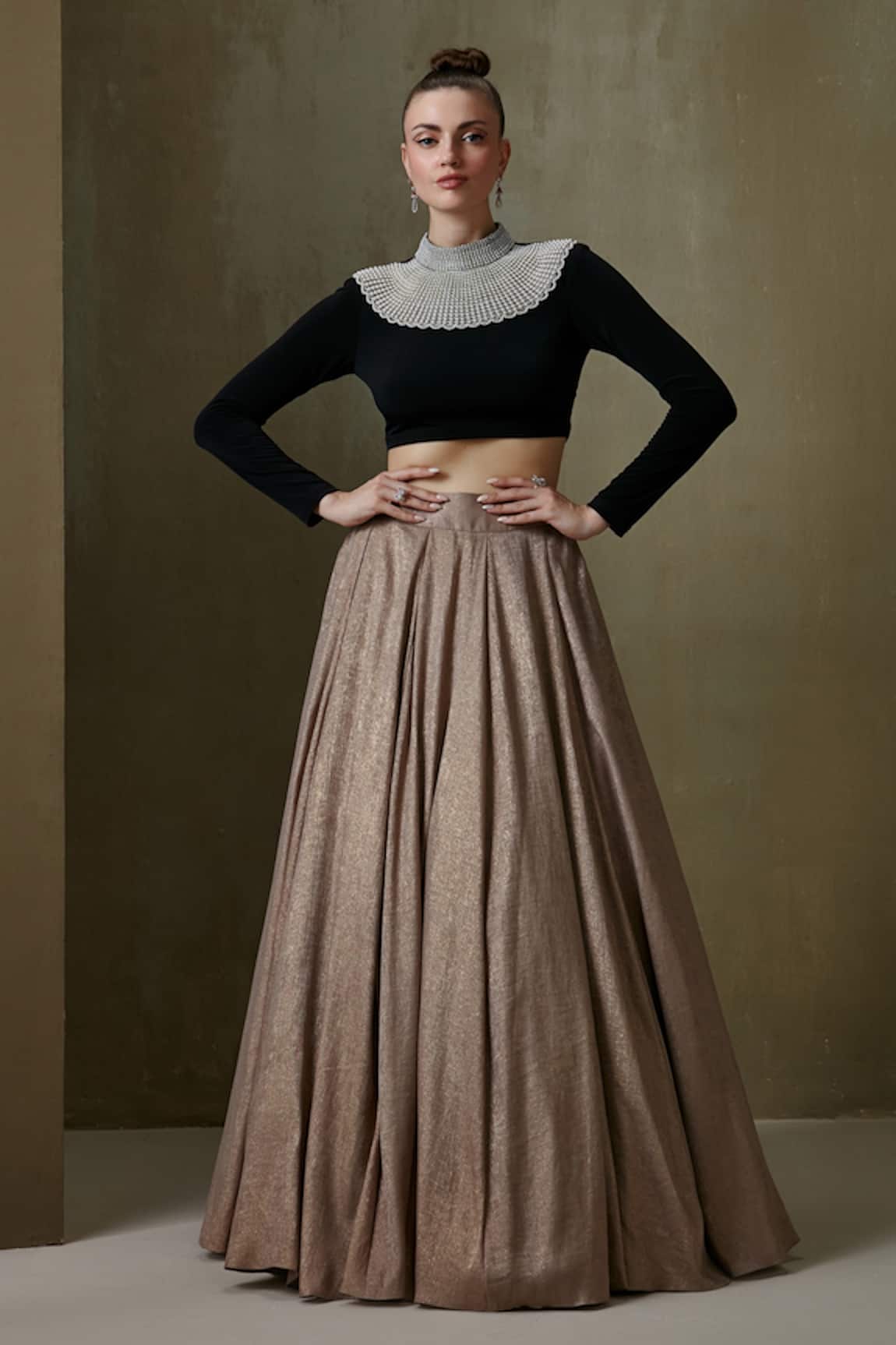 Namrata Joshipura Pearl Vine Skirt And Blouse Set