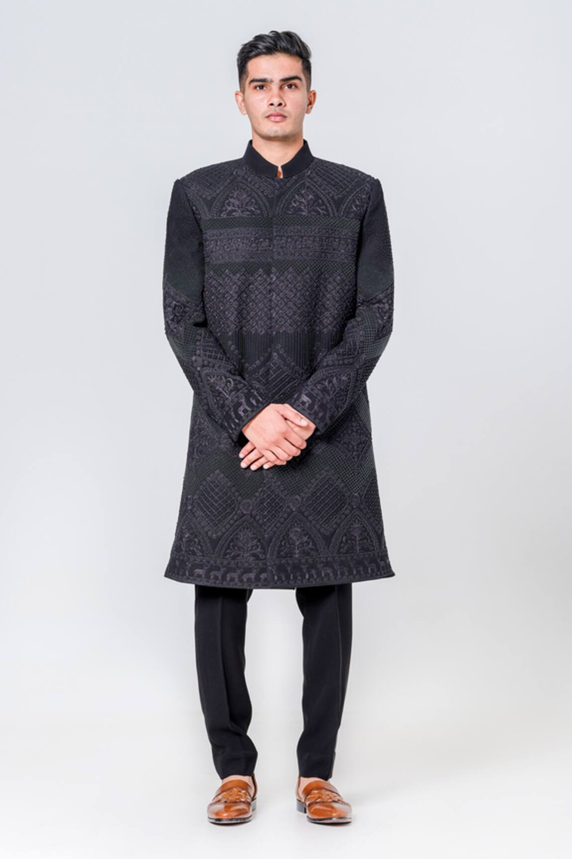 Amrit Dawani Full Sleeve Sherwani Set 