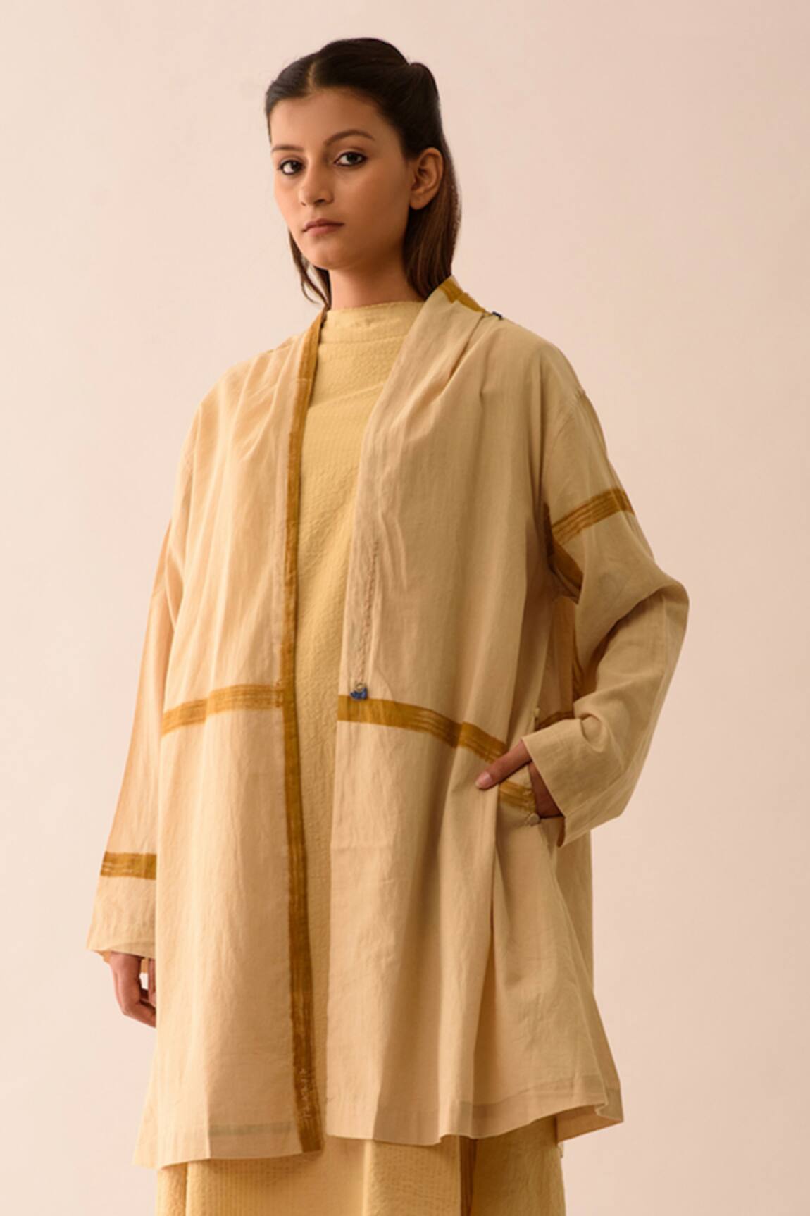JAYATI GOENKA Upcycled Cotton Overlay Jacket