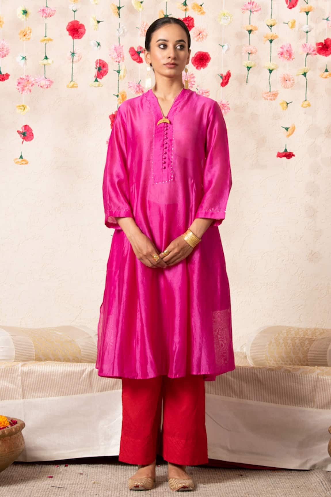 Marche A-Line Kurta & Pant Set