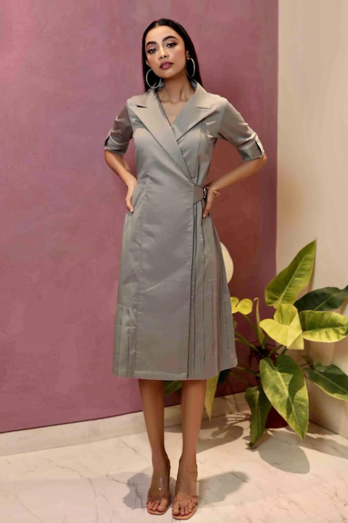 Veera Wear Cotton Wrap Dress