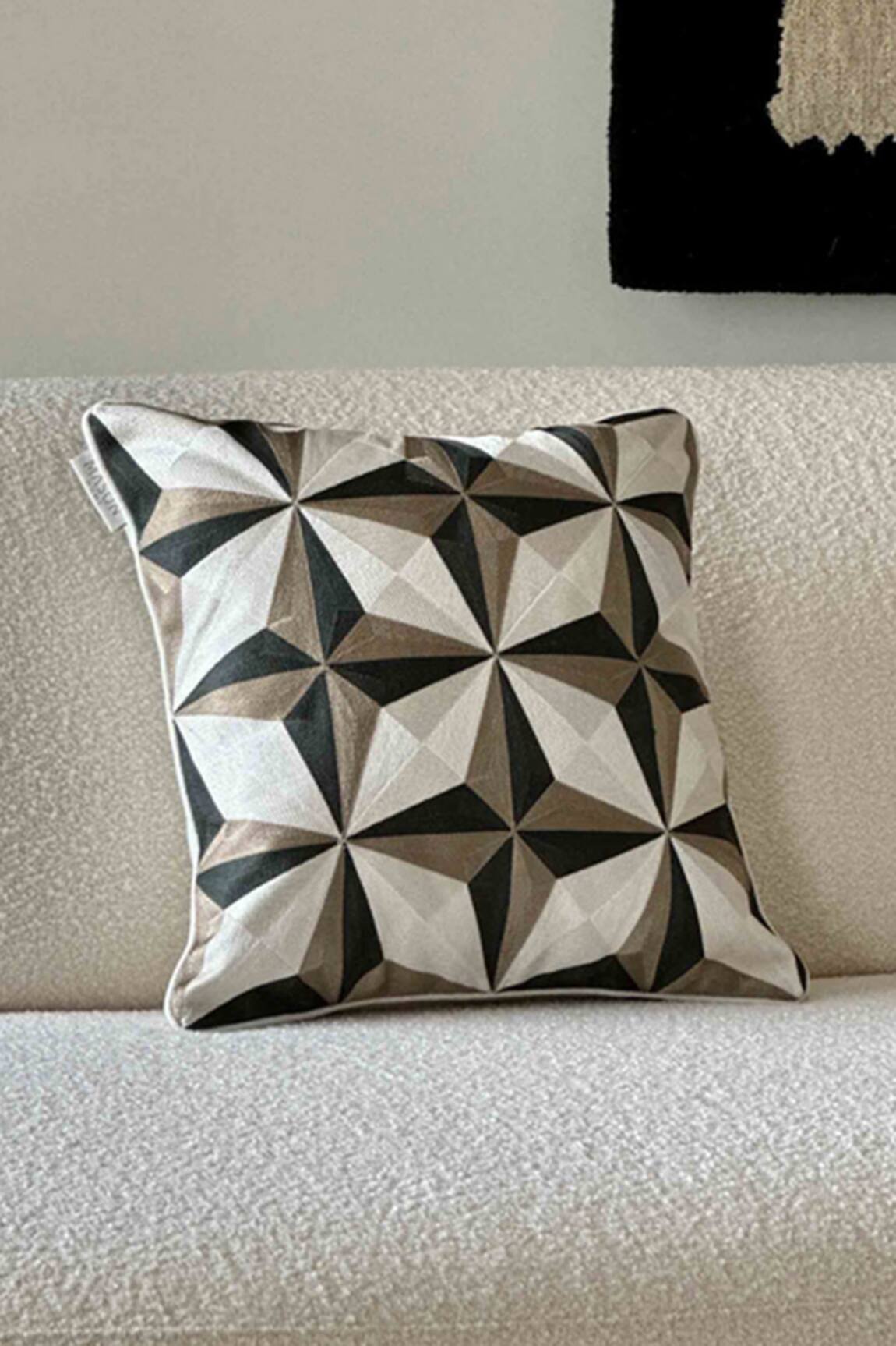 Mason Home Kaleidoscopic Embroidered Cushion Cover