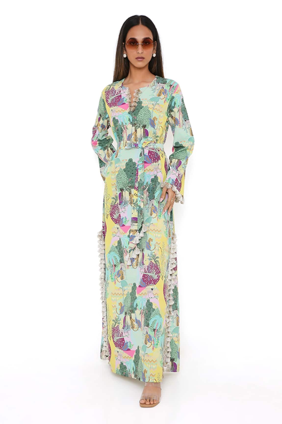 PS Pret By Payal Singhal Kuno Print Kaftan 
