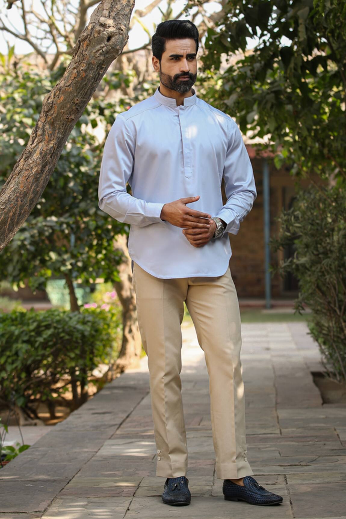 Raw & Rustic by Niti Bothra Full Sleeve Kurta Shirt 