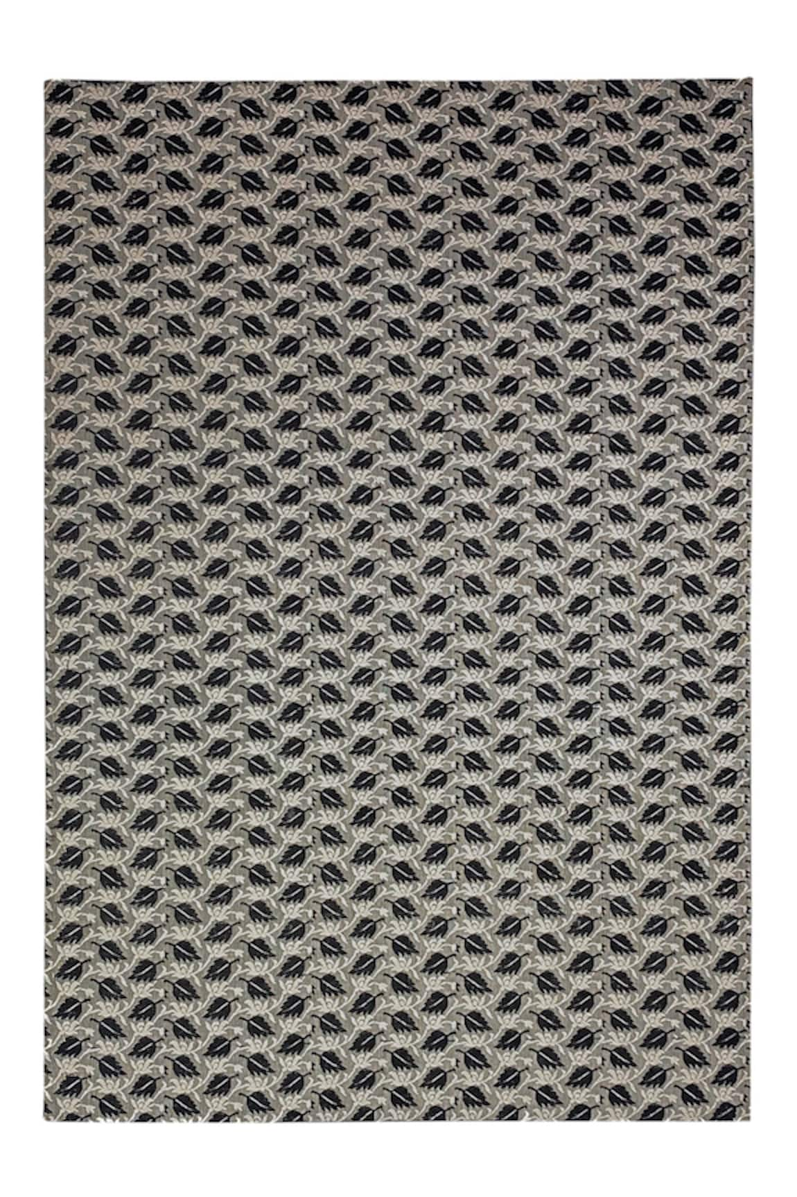 Qaaleen The Last Leaf Hand Woven Pattern Rug