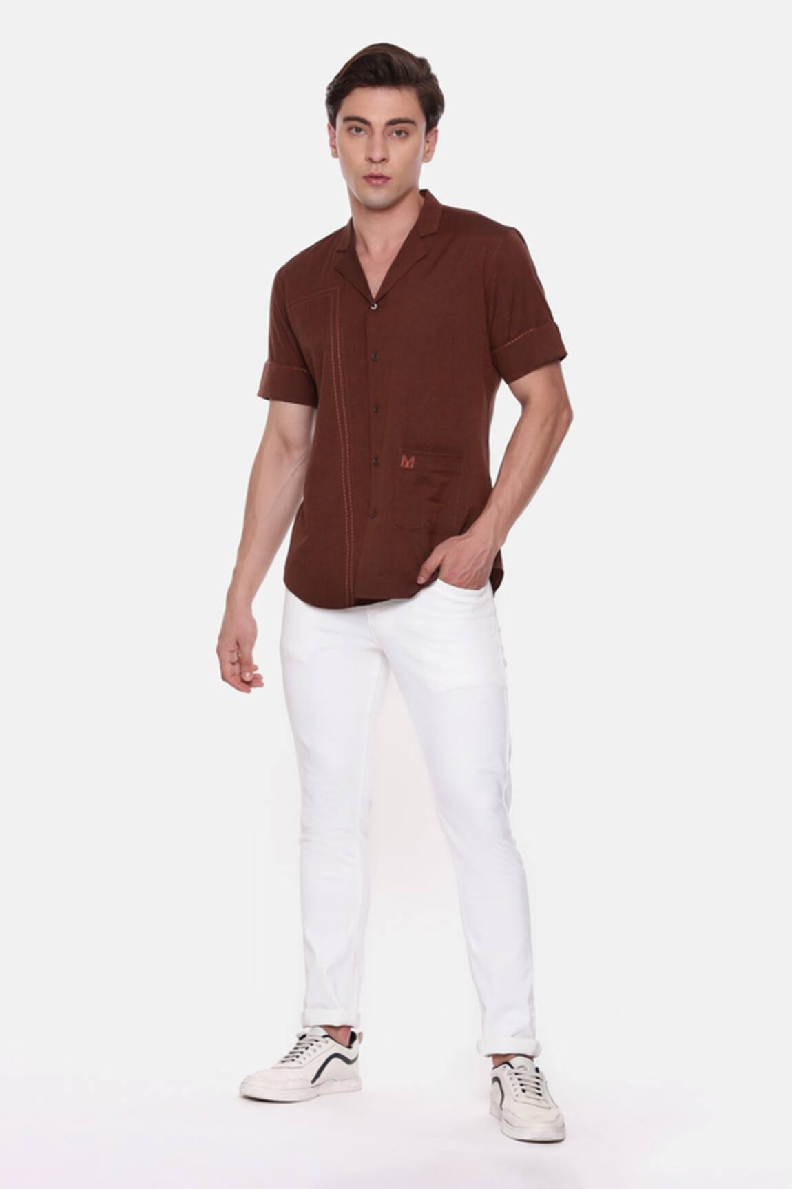Mayank Modi - Men Short Sleeve Shirt