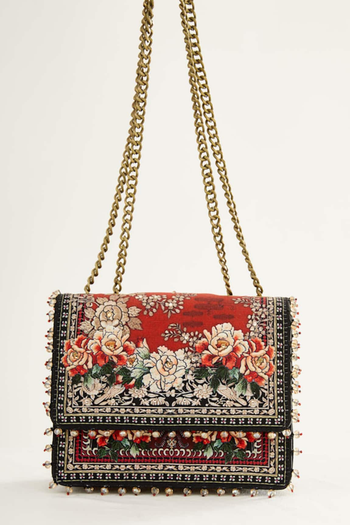 The Garnish Company Himari Japanese Floral Print Sling Bag