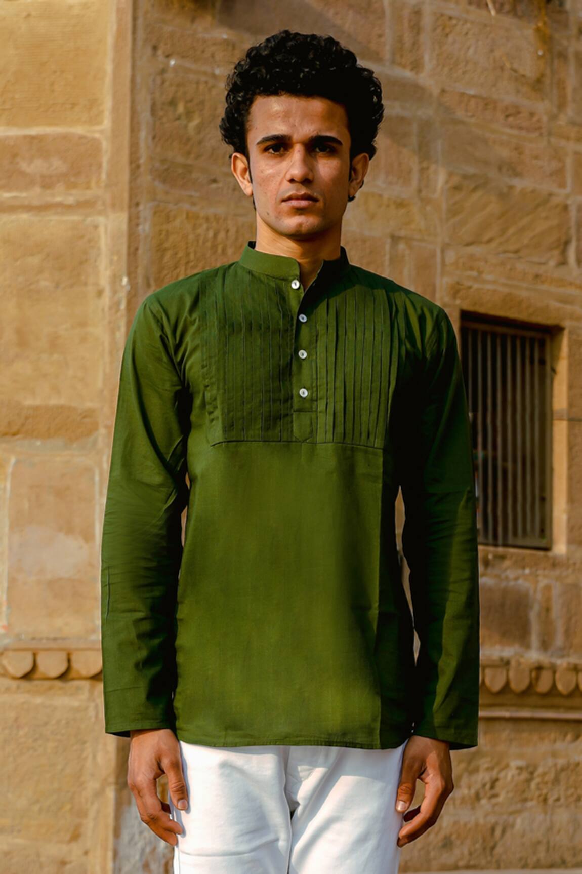 Kalp Short Pintuck Kurta