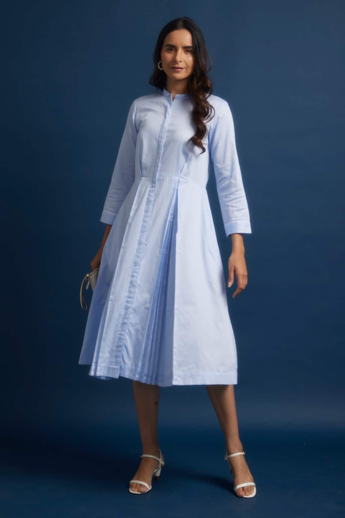 Escape By Aishwarya Box-Pleated Dress