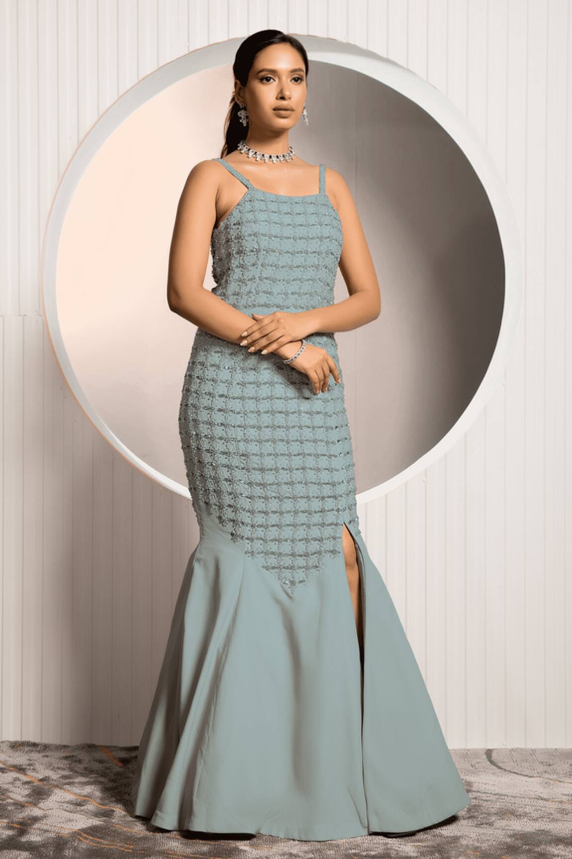 Jade By Ashima Rosemary Fish Cut Gown