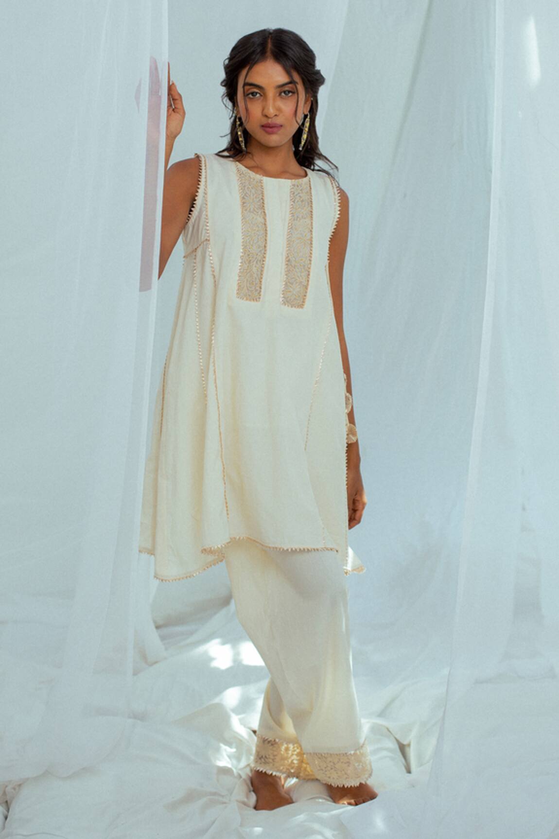 Latha Puttanna Indu Handwoven Cotton Tunic