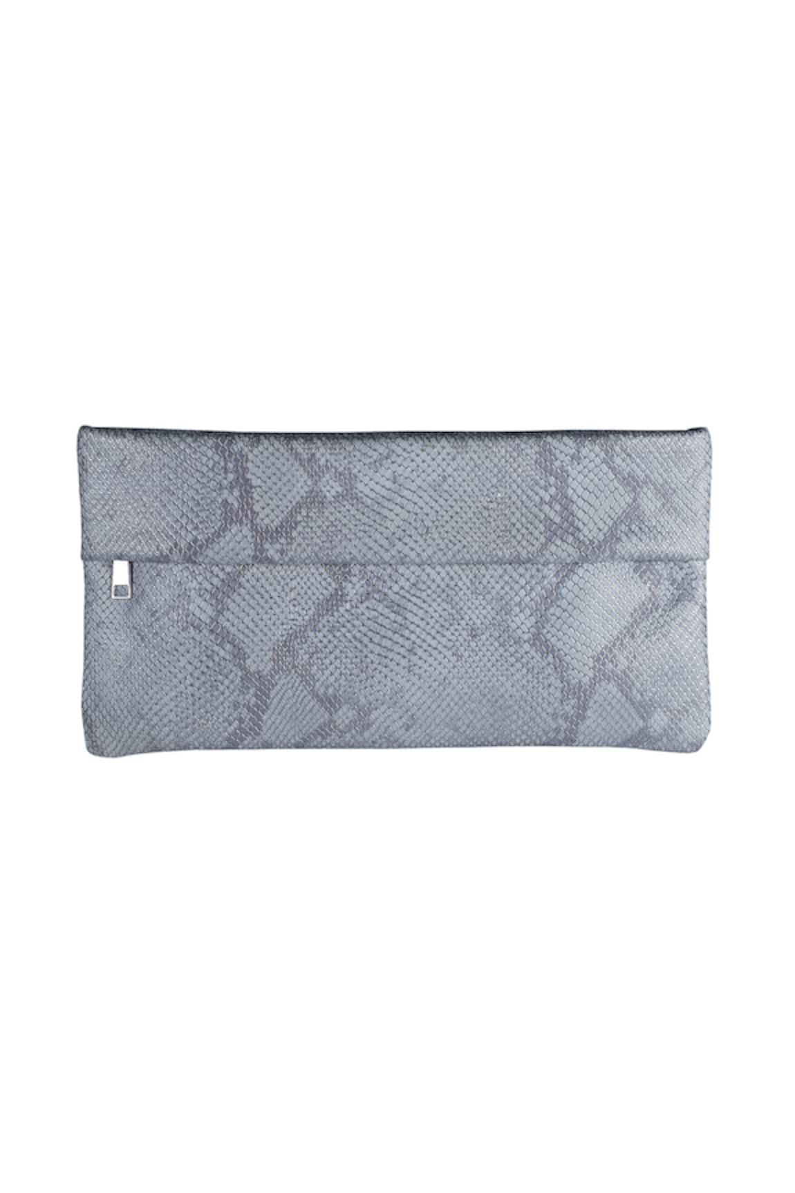 TROV Lola Embossed Clutch