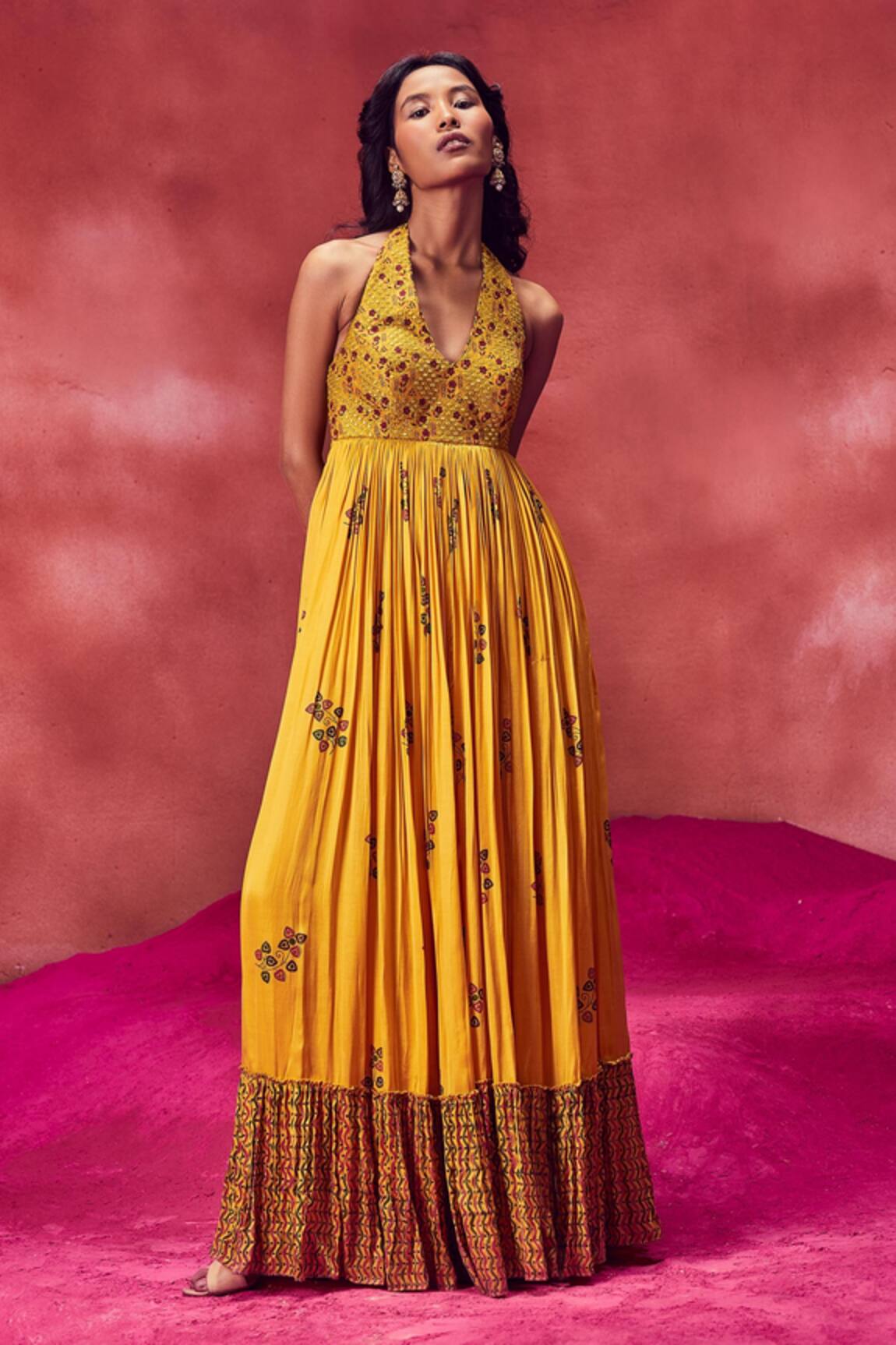 PUNIT BALANA Hand Block Print Gown 