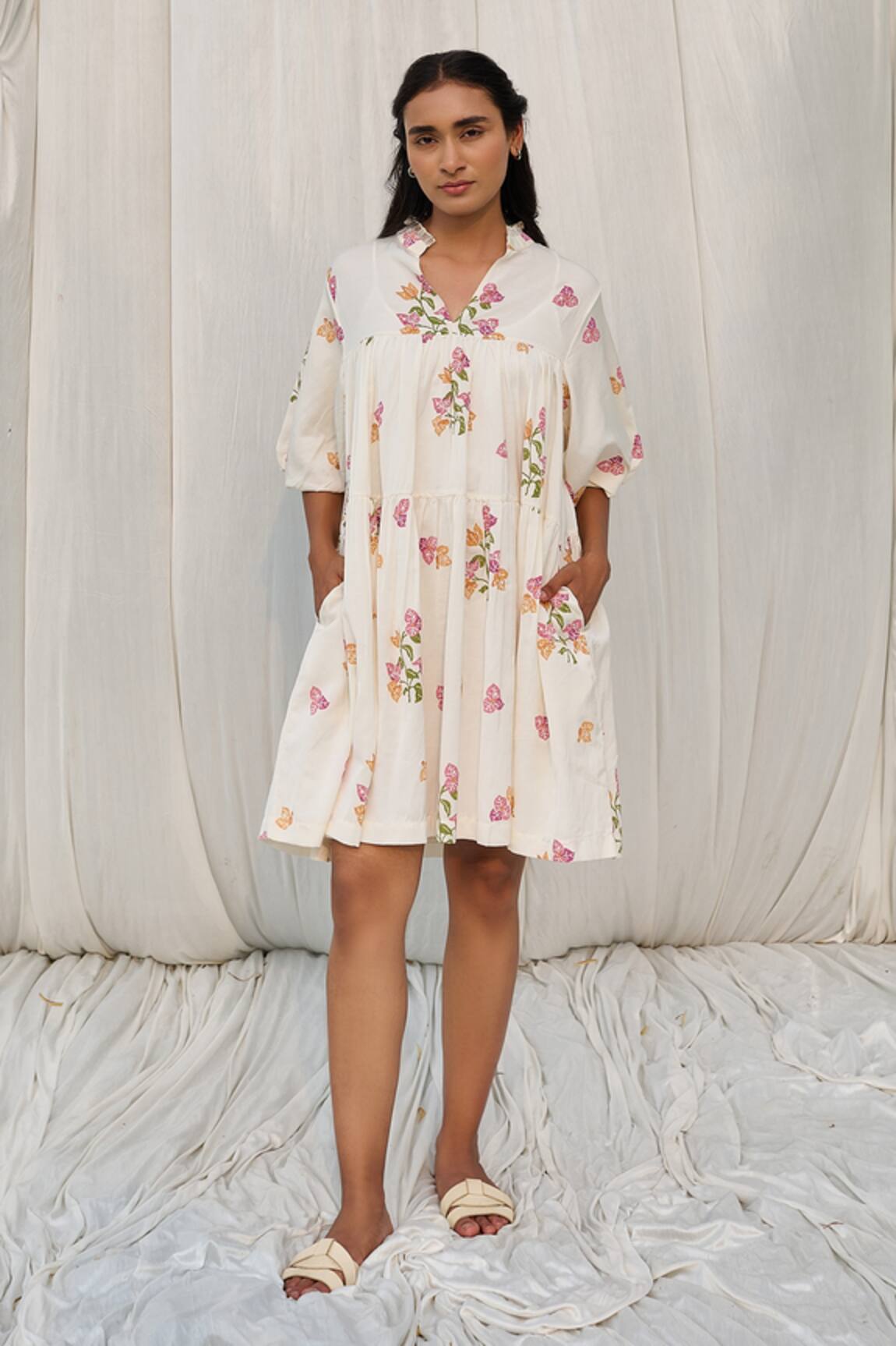 Ayaka Floral Print Dress