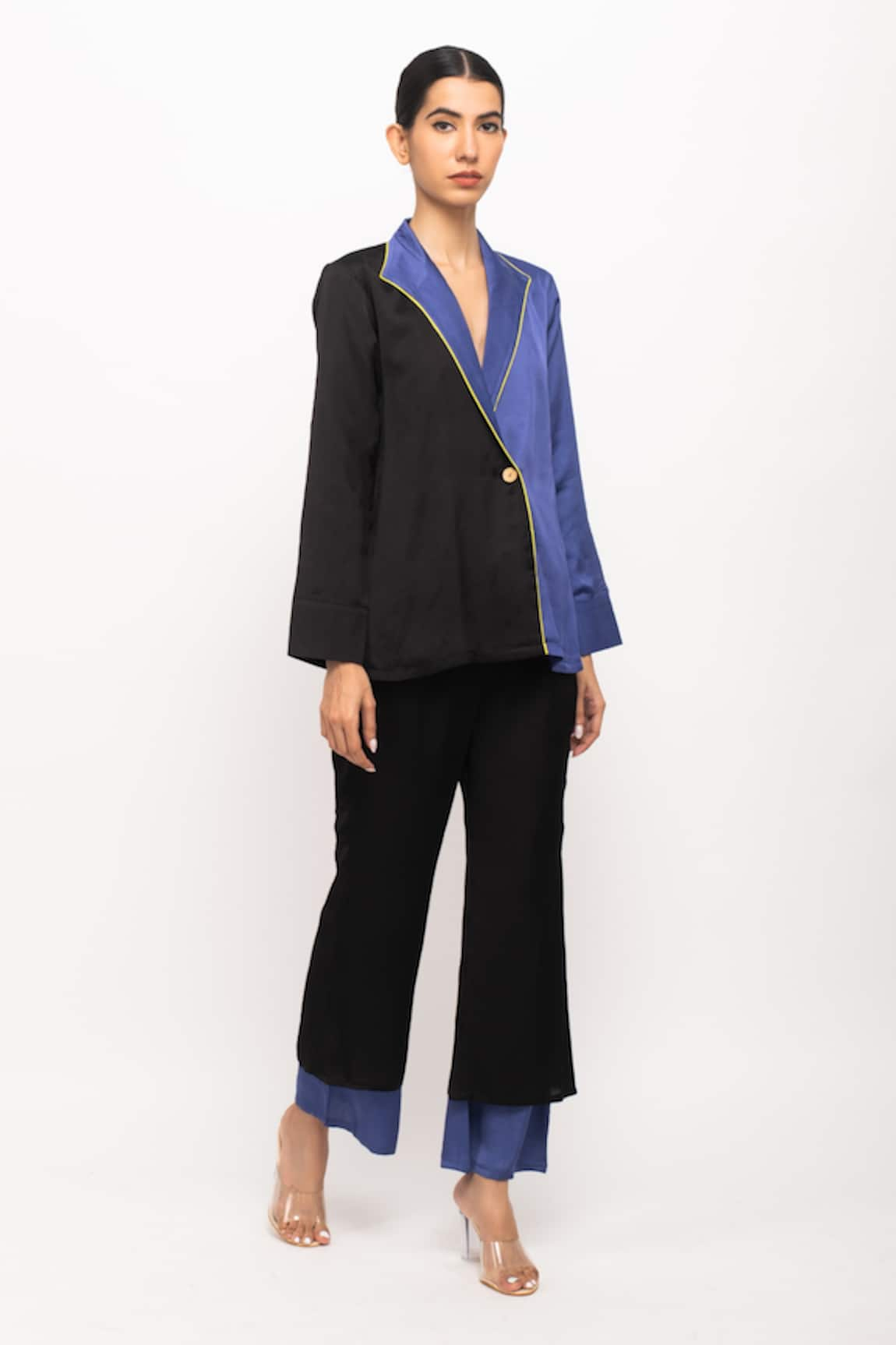 Neora By Nehal Chopra Full Sleeve Blazer Pant Set