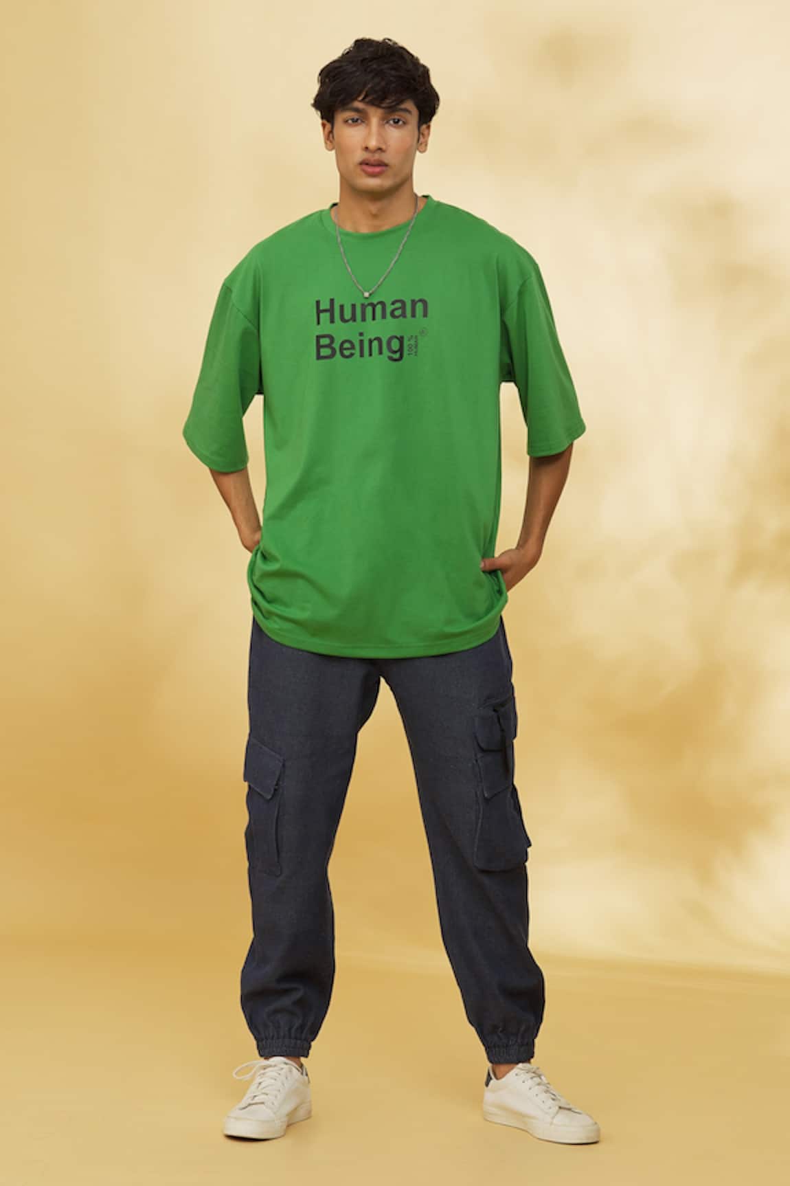Theorem Human Being Print T-Shirt