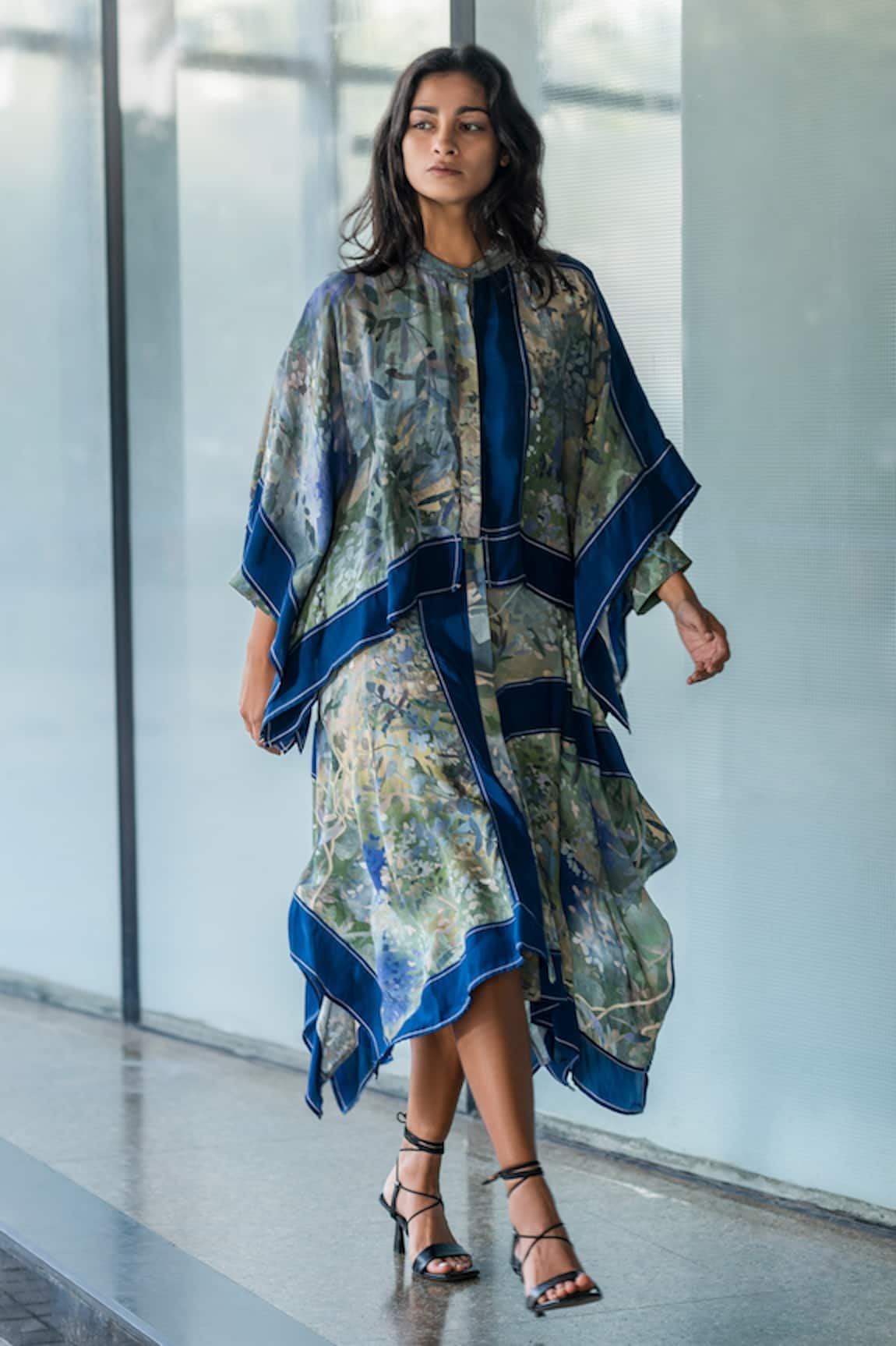 Leh Studios Printed Kite Kimono Top 