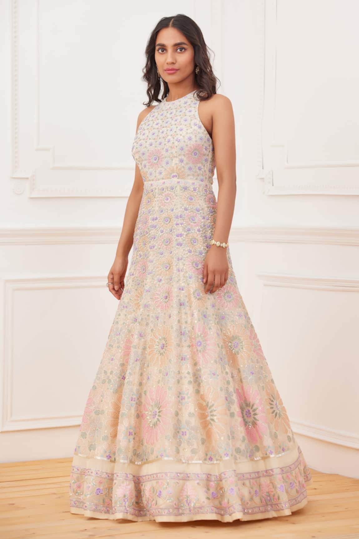 Rahul Mishra Inara Embroidered Gown