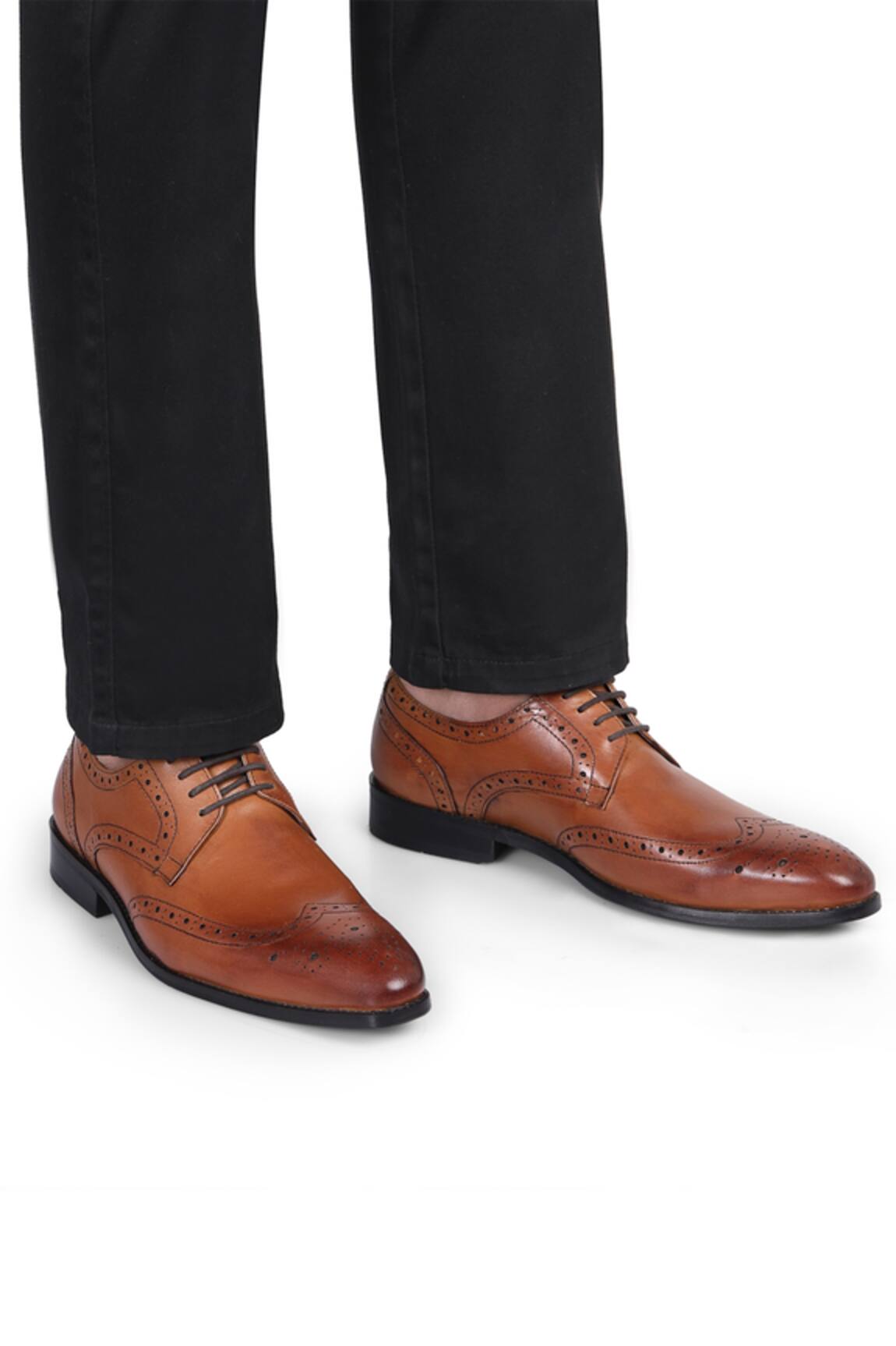 Hats Off Accessories Leather Snowtop Brogue Shoes