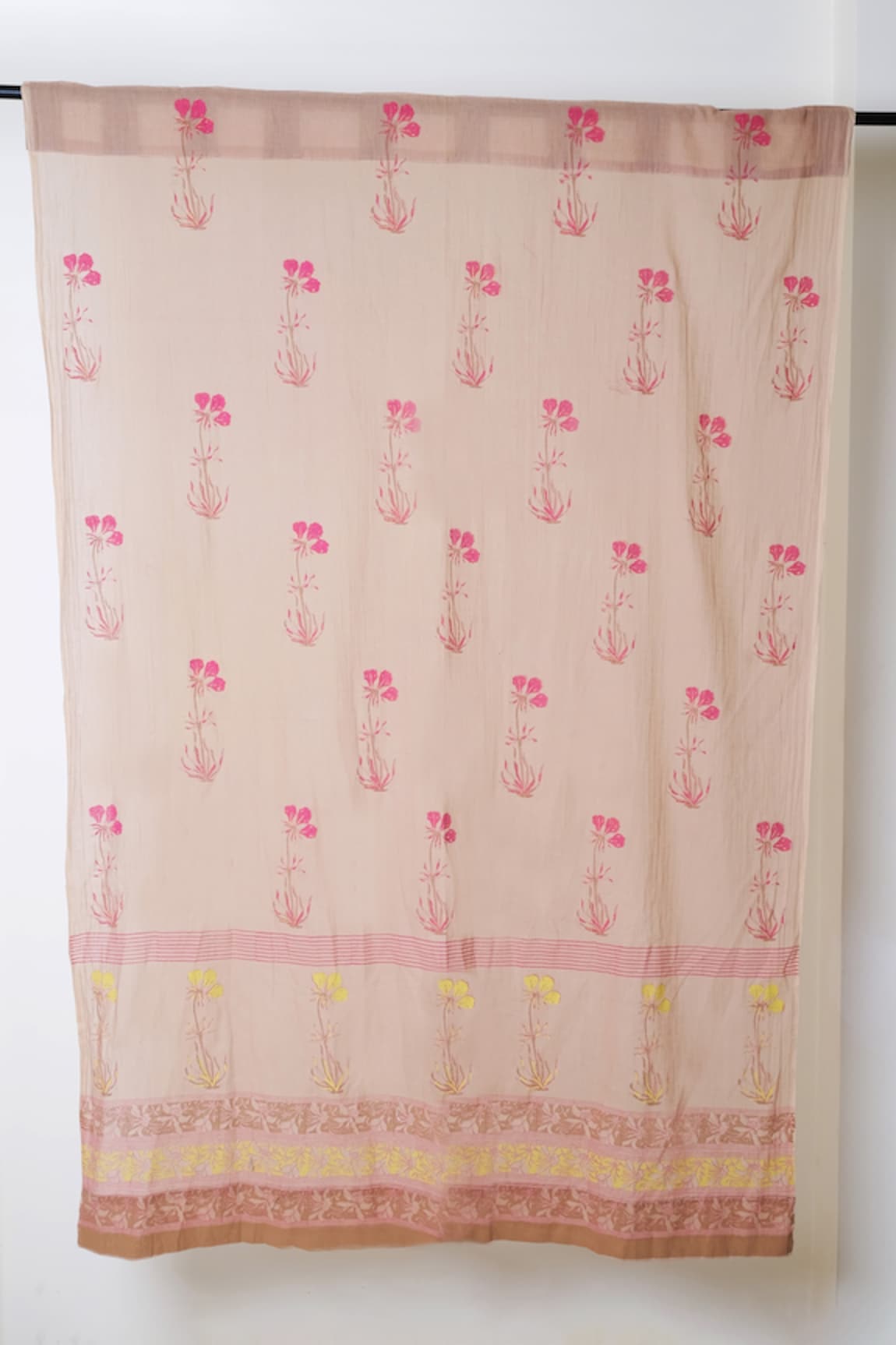 Inheritance India Hand Block Print Cotton Curtains - Set of 2