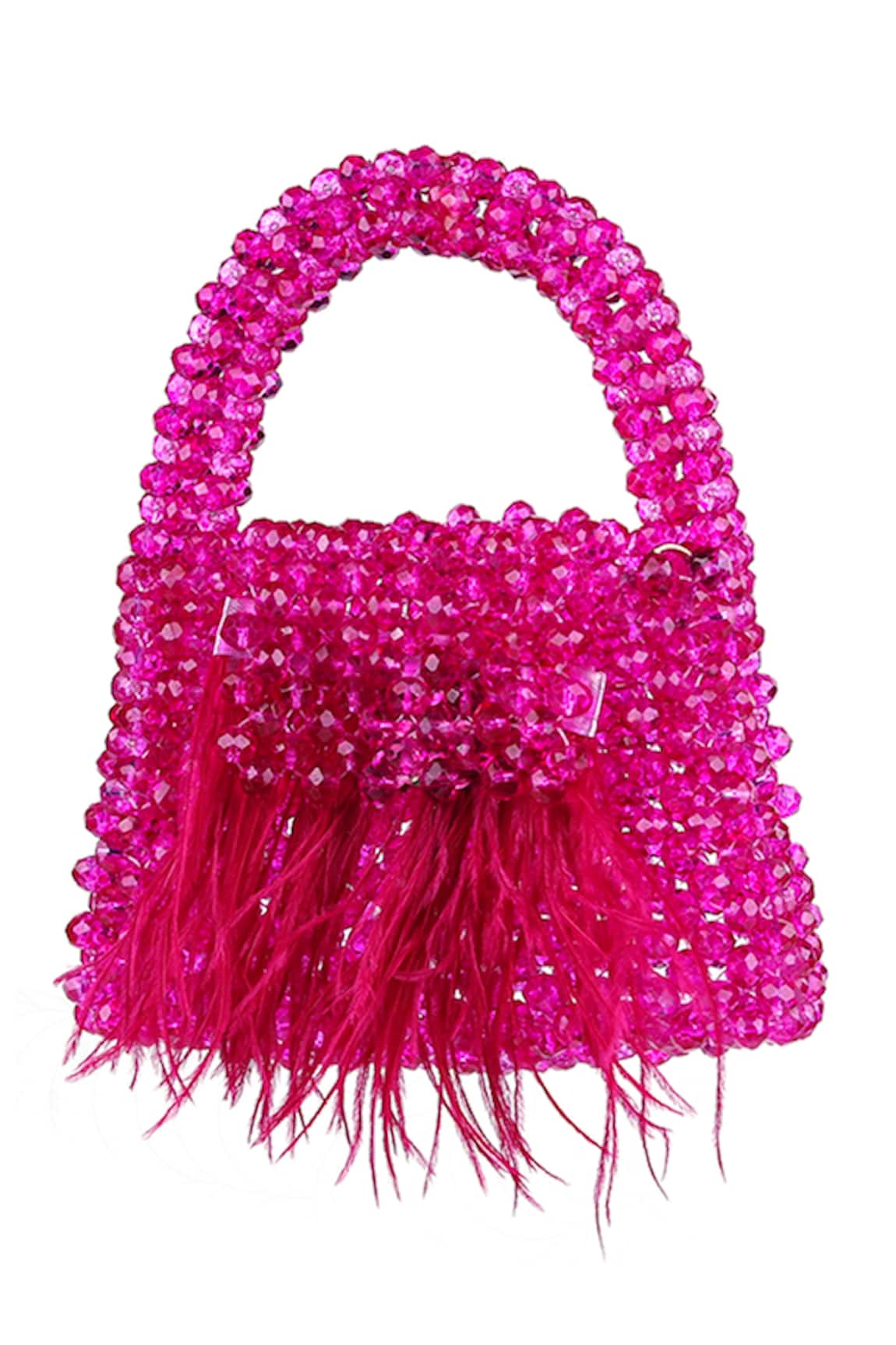 Adorn My Wish Mini Crystal Bead Embellished Bag