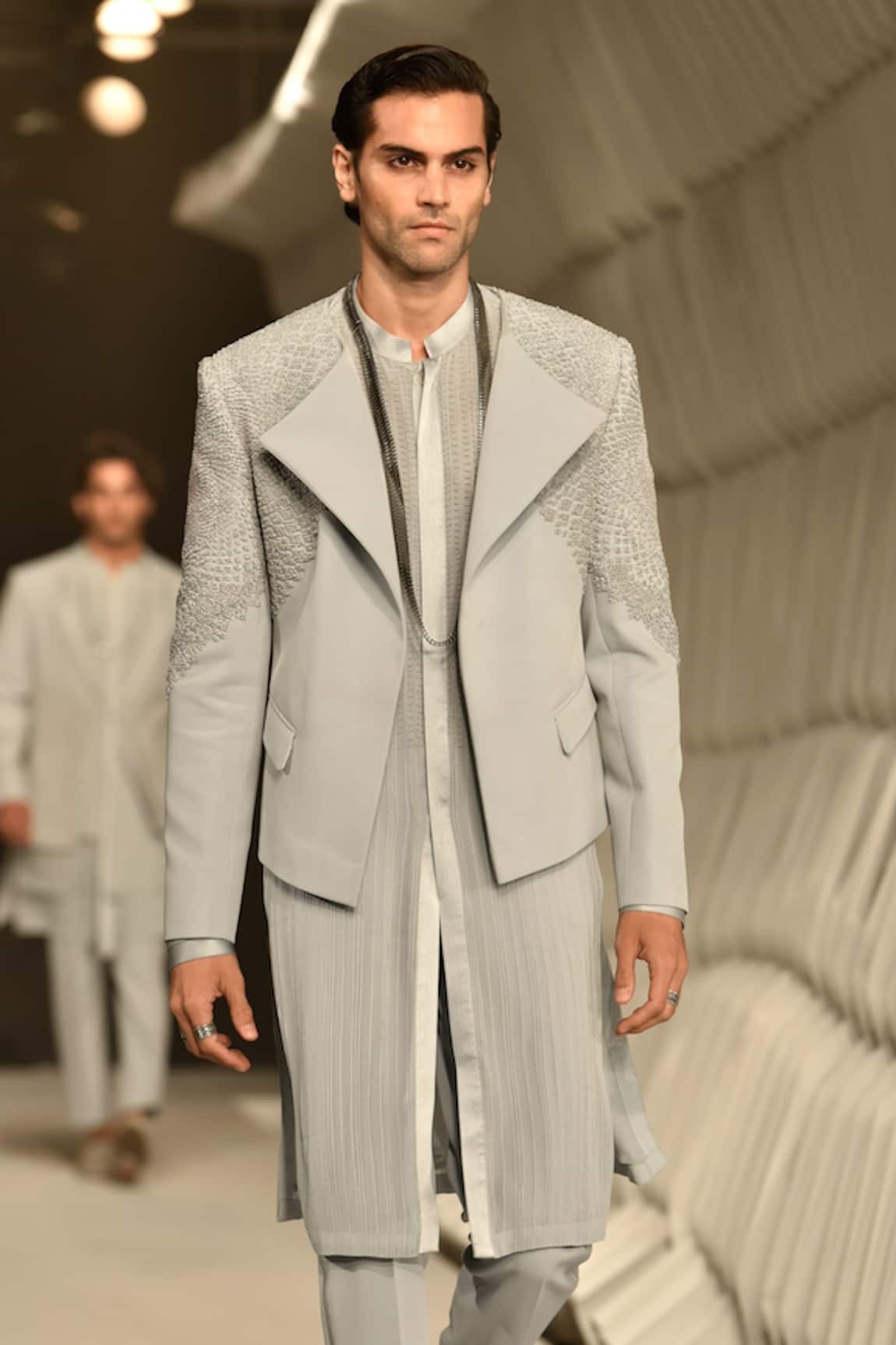 Rohit Gandhi + Rahul Khanna Occulus Straight Kurta 