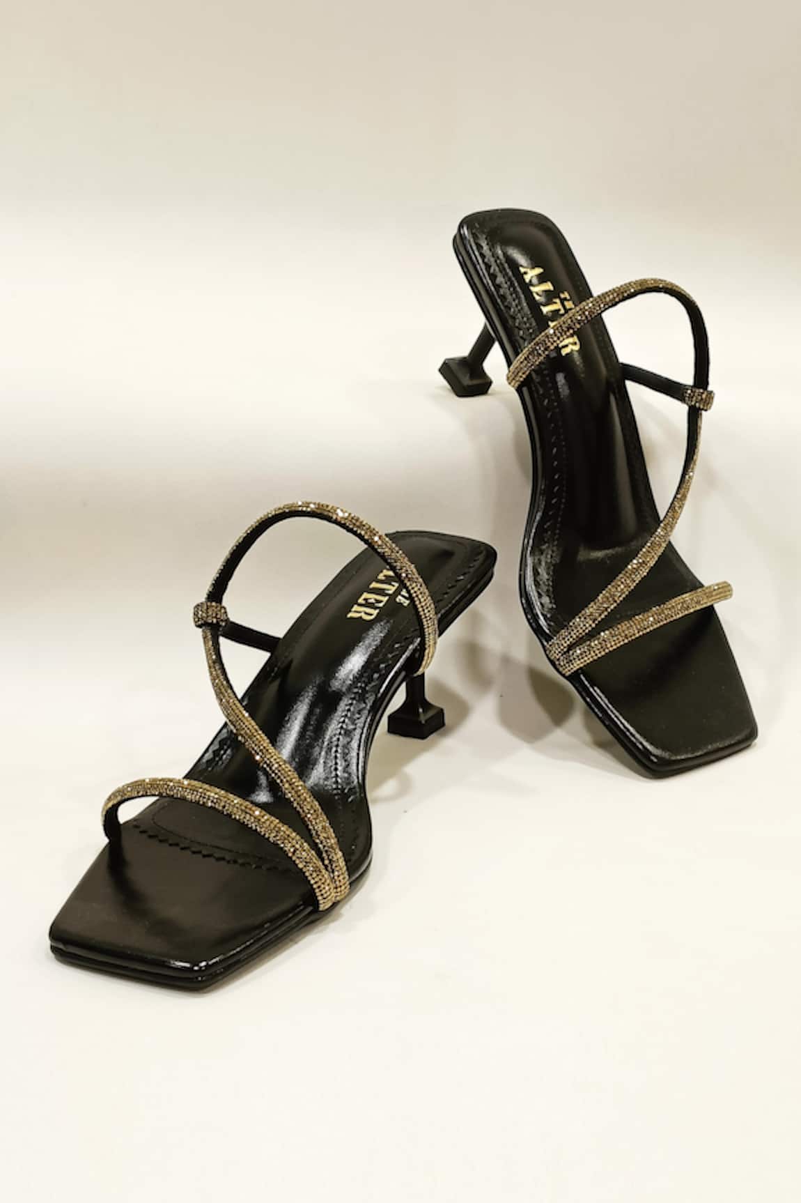 The Alter Roxie T-Shaped Strappy Stiletto Heels