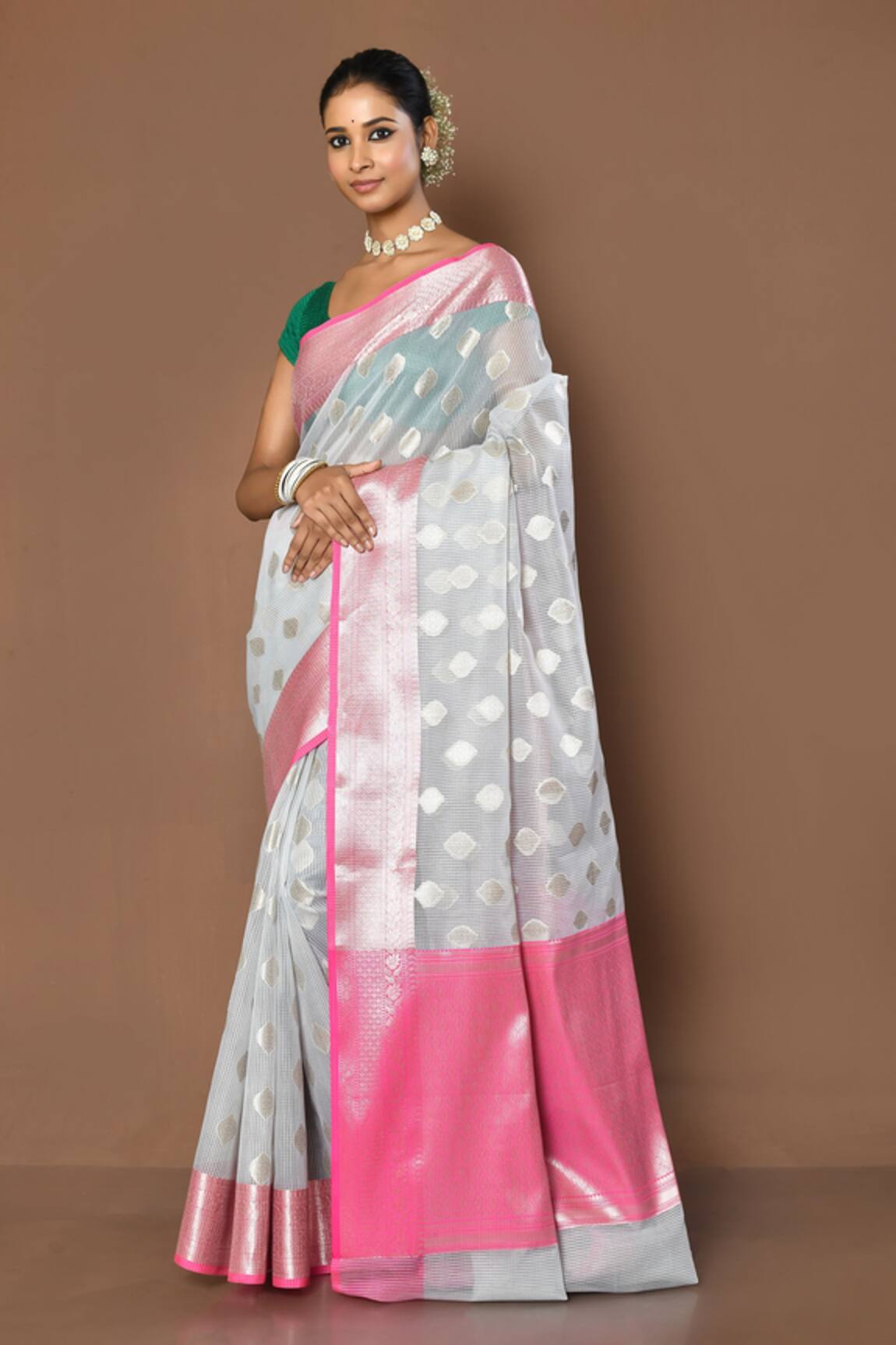 Nazaakat by Samara Singh Floret Butta Pattern Saree