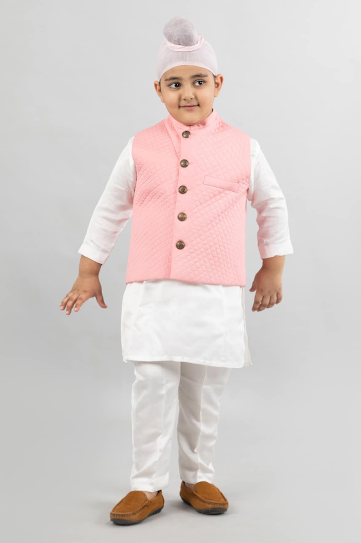 Darleen Kids Couture Quilted Bundi