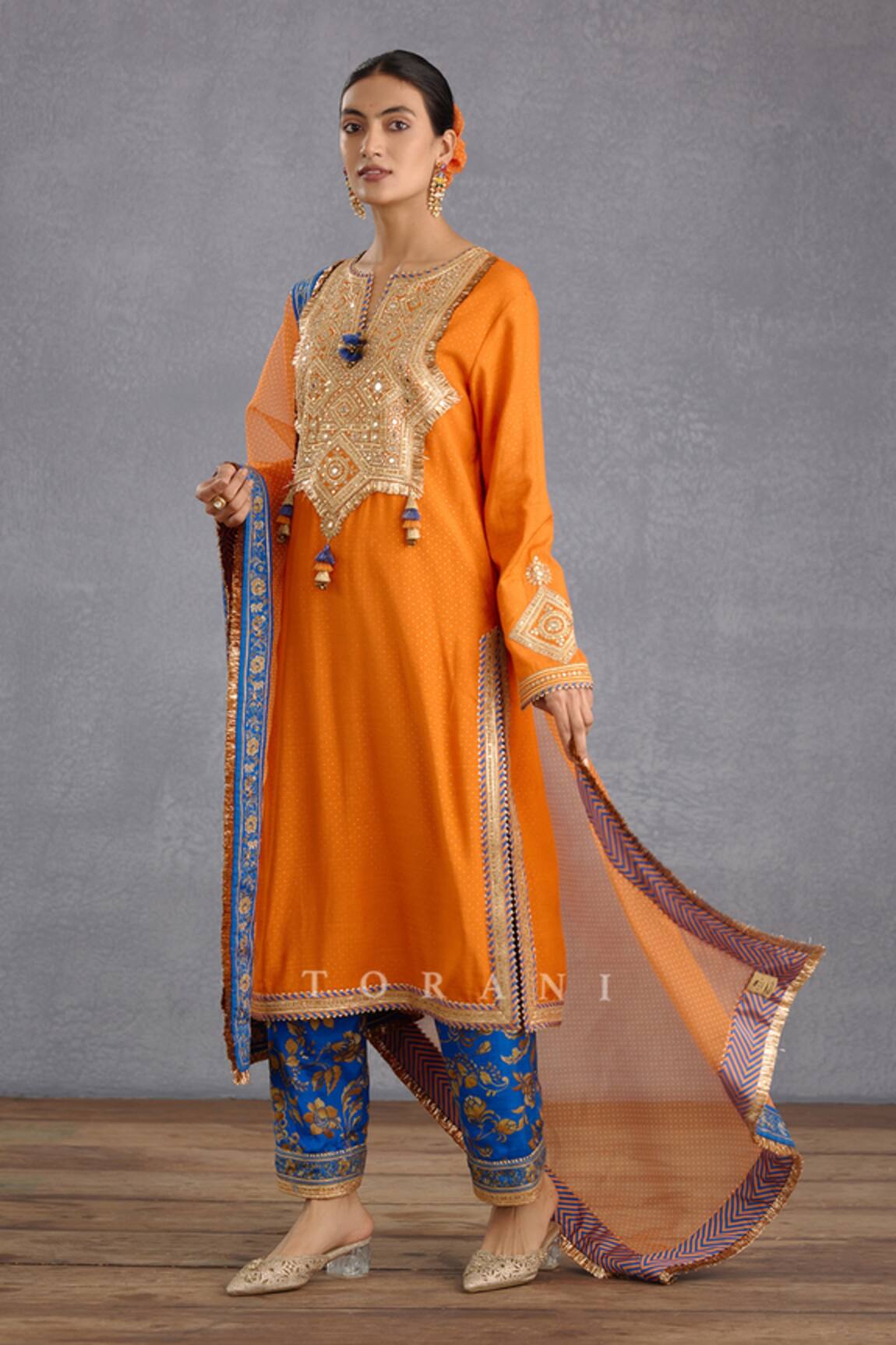 Torani Rang Palaash Paakizah Phiran Kurta Set