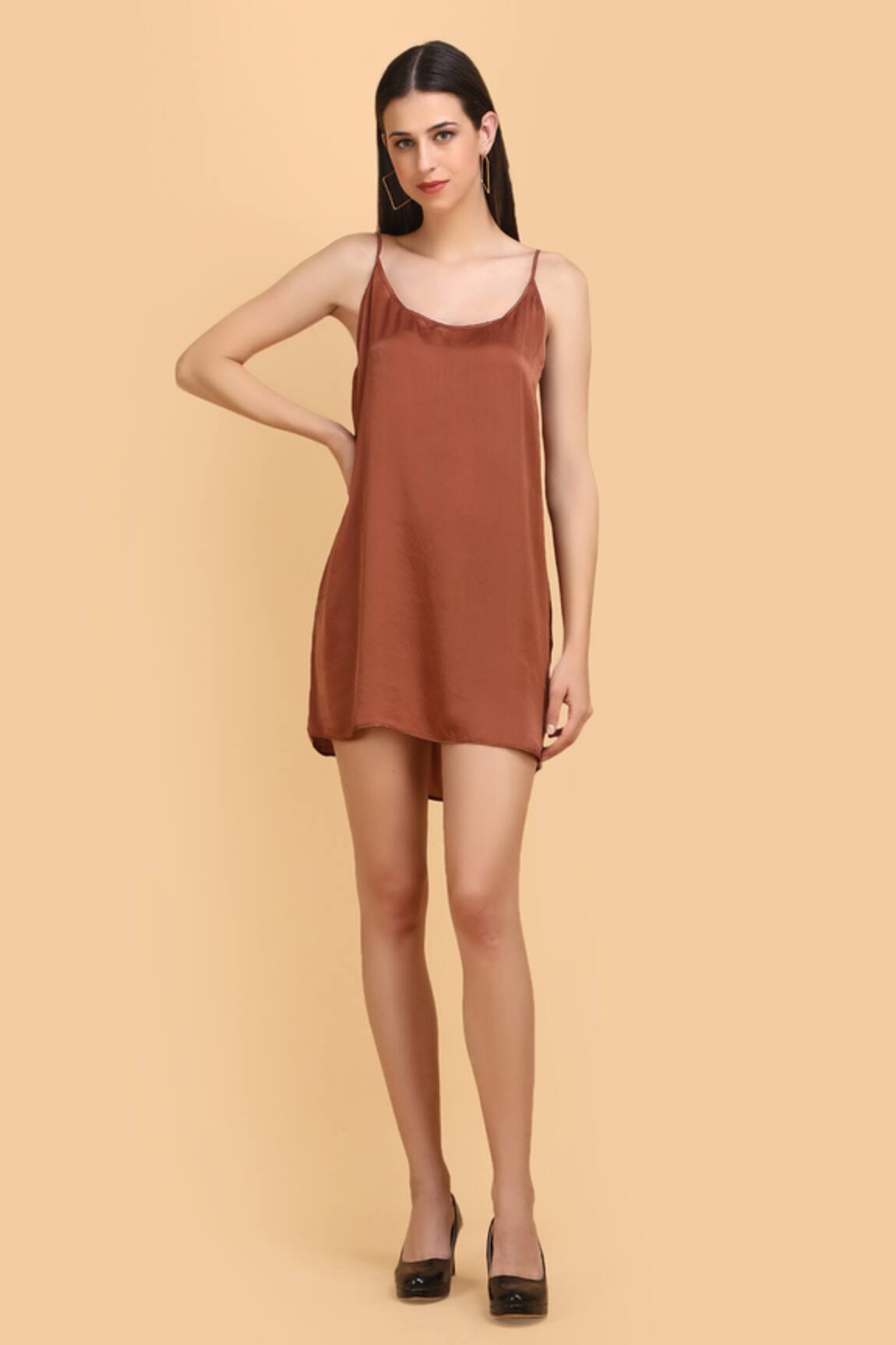 Label Ivish Scoop Neck Slip Dress 