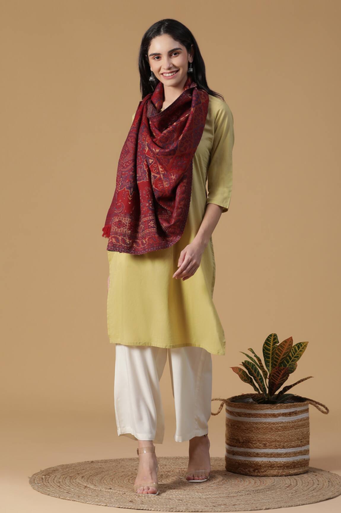 Shingora Kani Pattern Stole