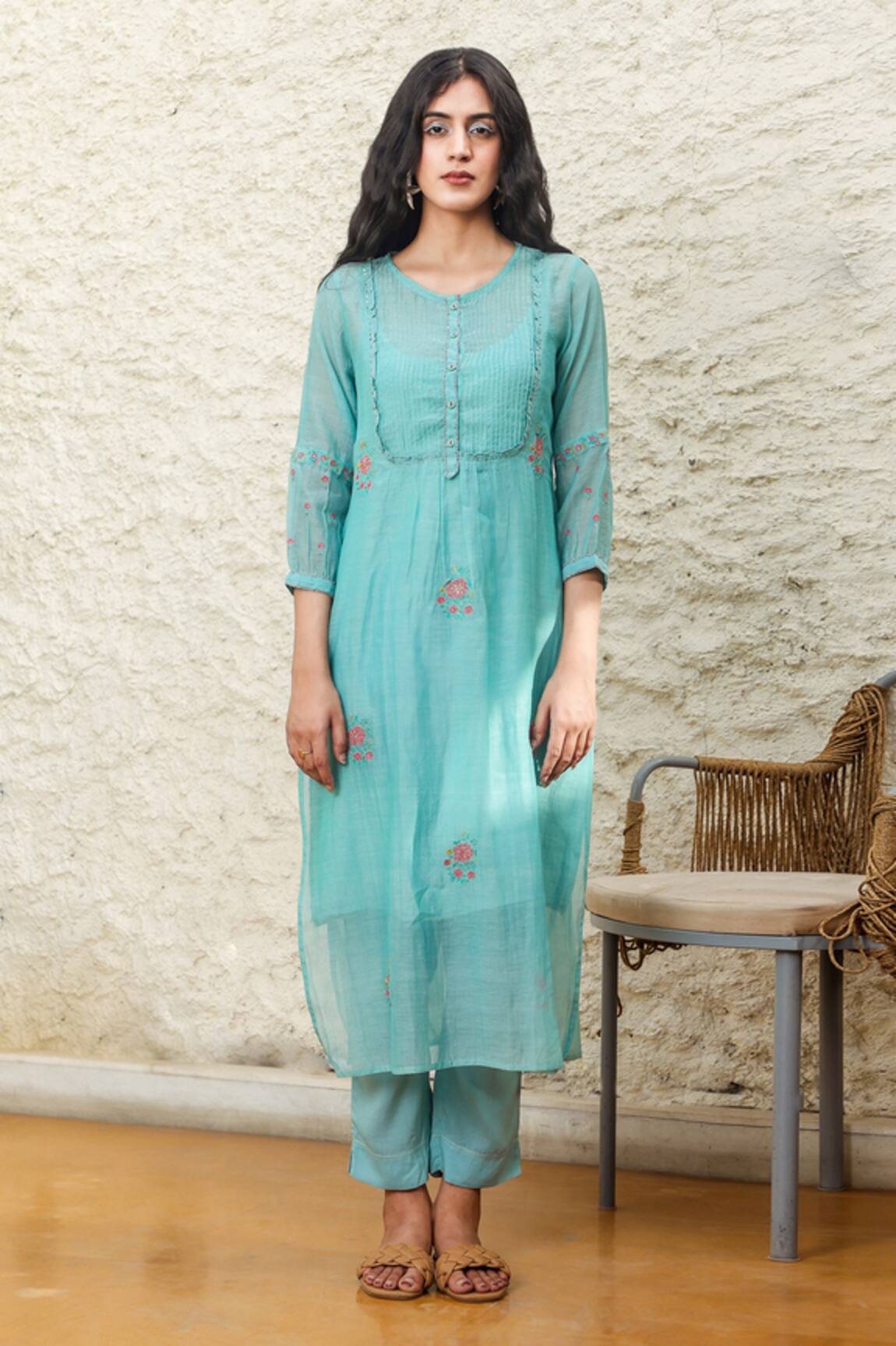 Tatwa Handloom Chanderi Kurta Set 