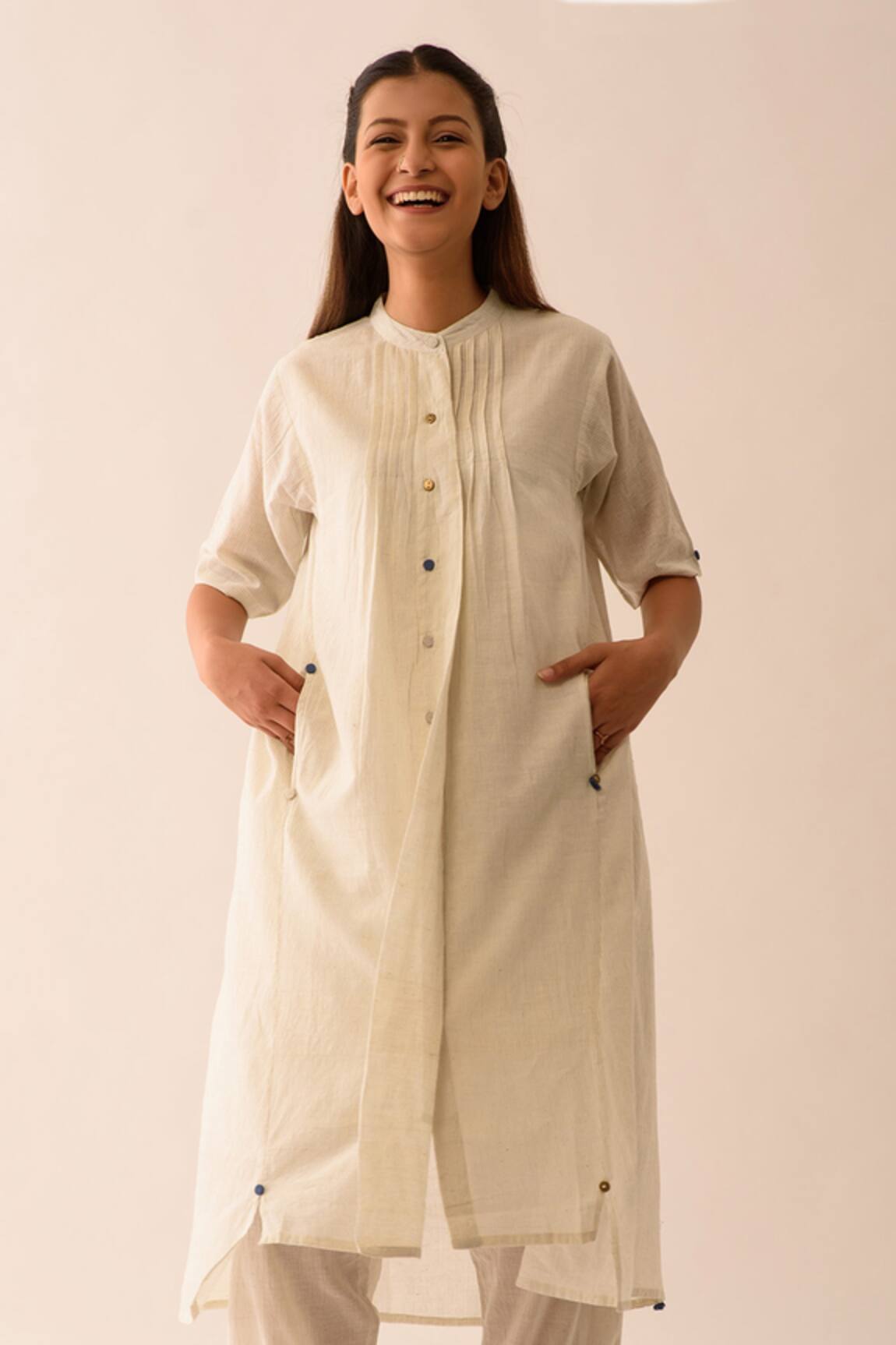 JAYATI GOENKA Handwoven Cotton Dress