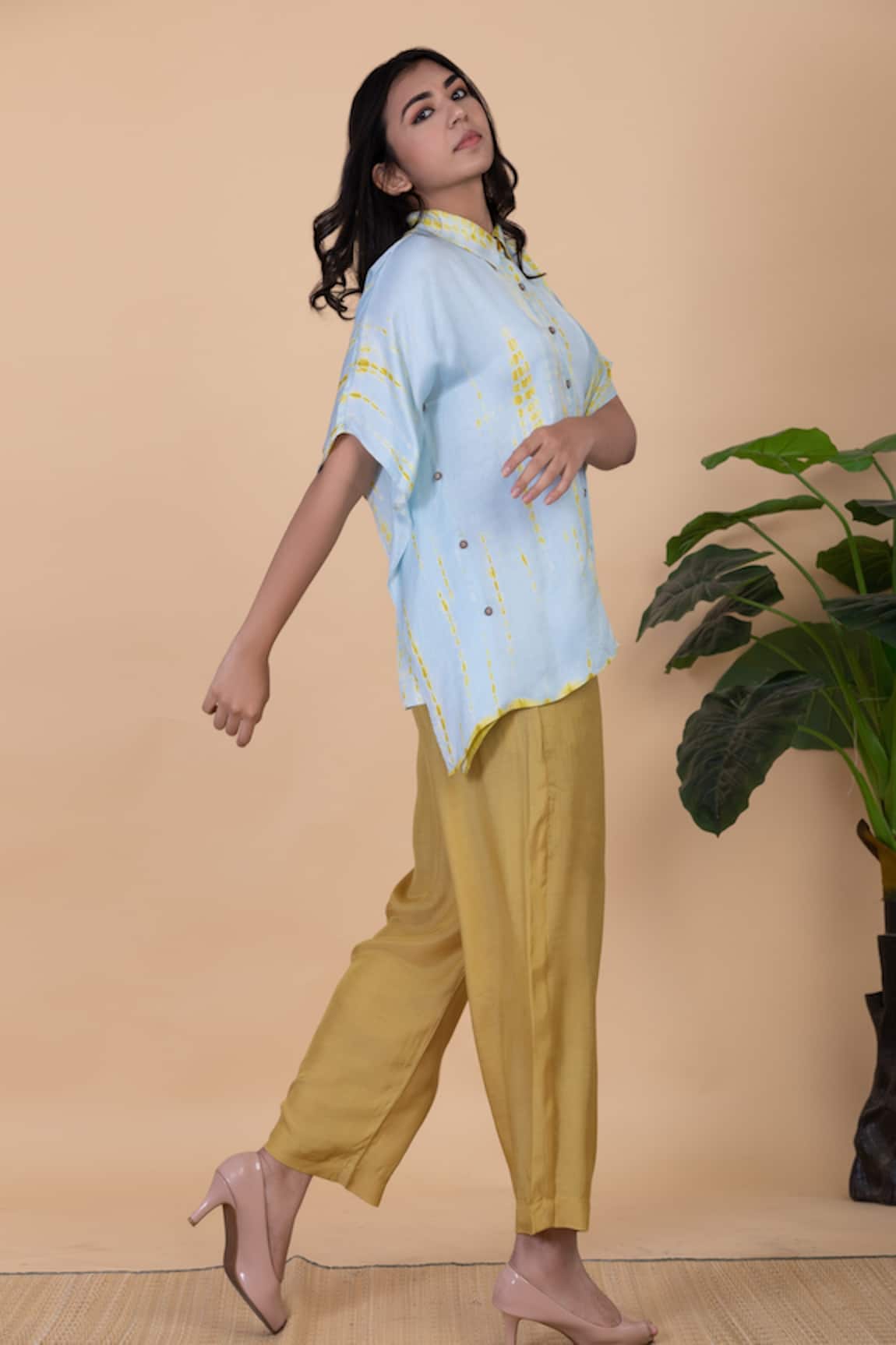 Chambray & CO. Kiki Tie Dye Kaftan & Pant Set