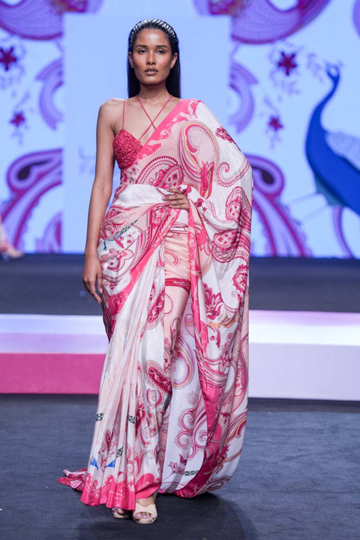 Limerick By Abirr N' Nanki Feroza Embroidered Blouse