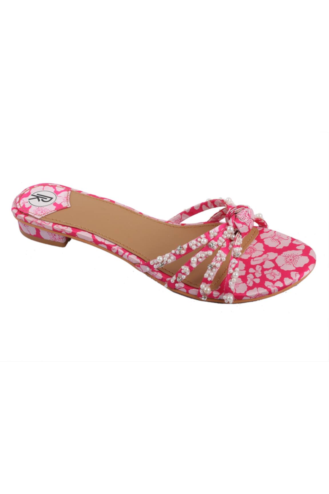 Preet Kaur Poppy Printed Sandals