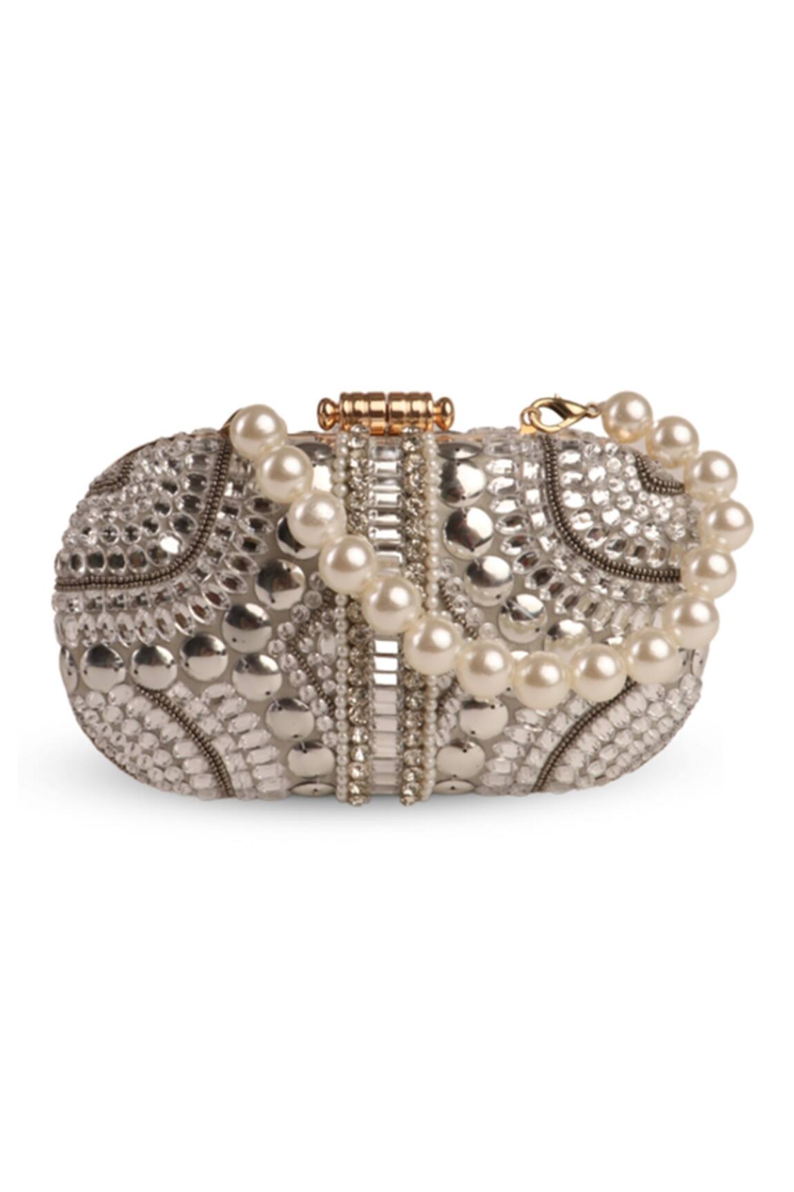 Puro Cosa Epitome Rhinestone Clutch 