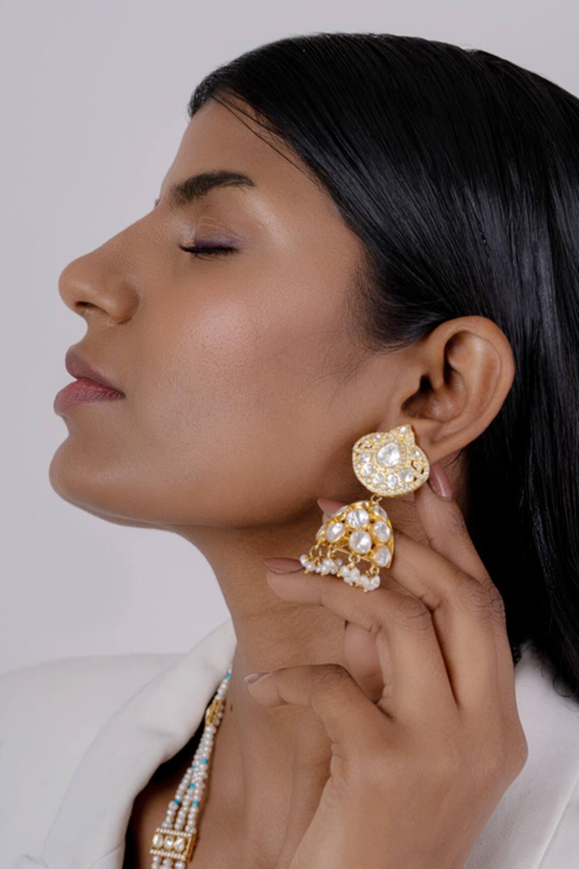 Osvag India Nogri Handcrafted Jhumkis 