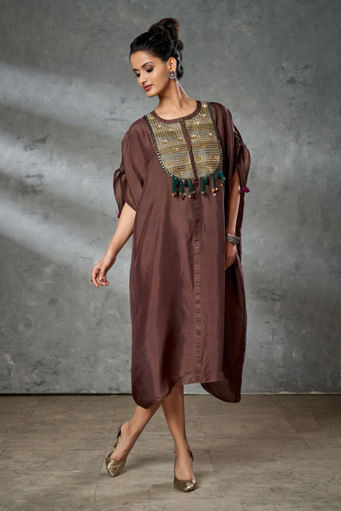 Aditi Somani Hand Embroidered Kaftan Tunic