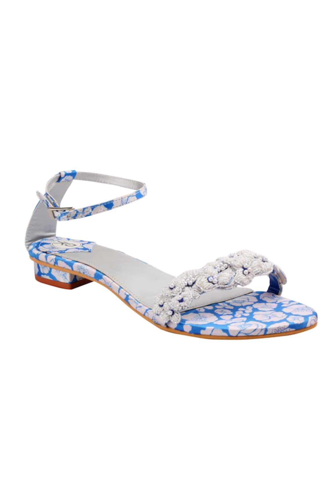 PREET KAUR Floral Print Sandals 