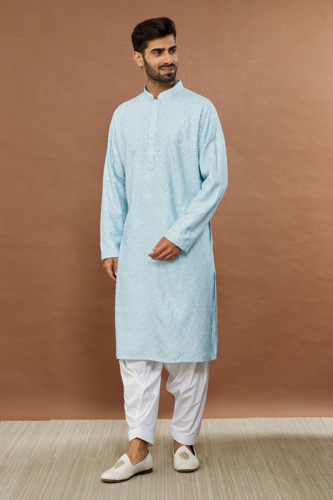 Aham-Vayam Utsav Embroidered Kurta & Patiala Set 